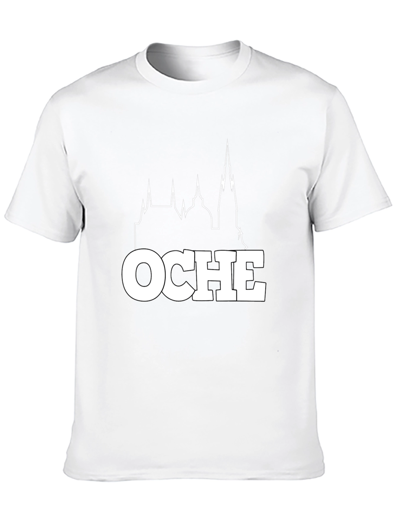 OCHE Skyline Black Graphic Tee - 10