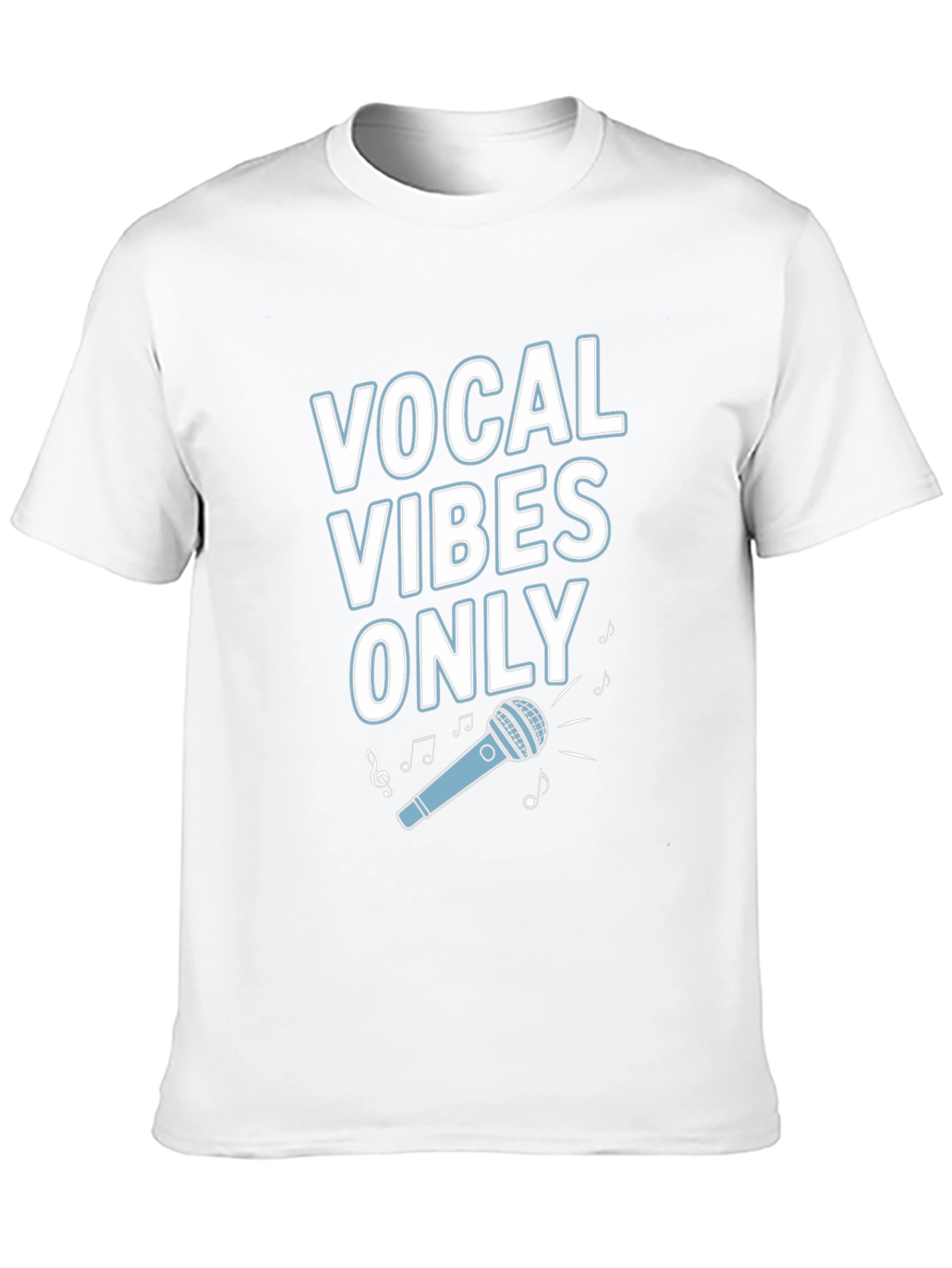 Black Vocal Vibes Only Graphic T-Shirt view 10