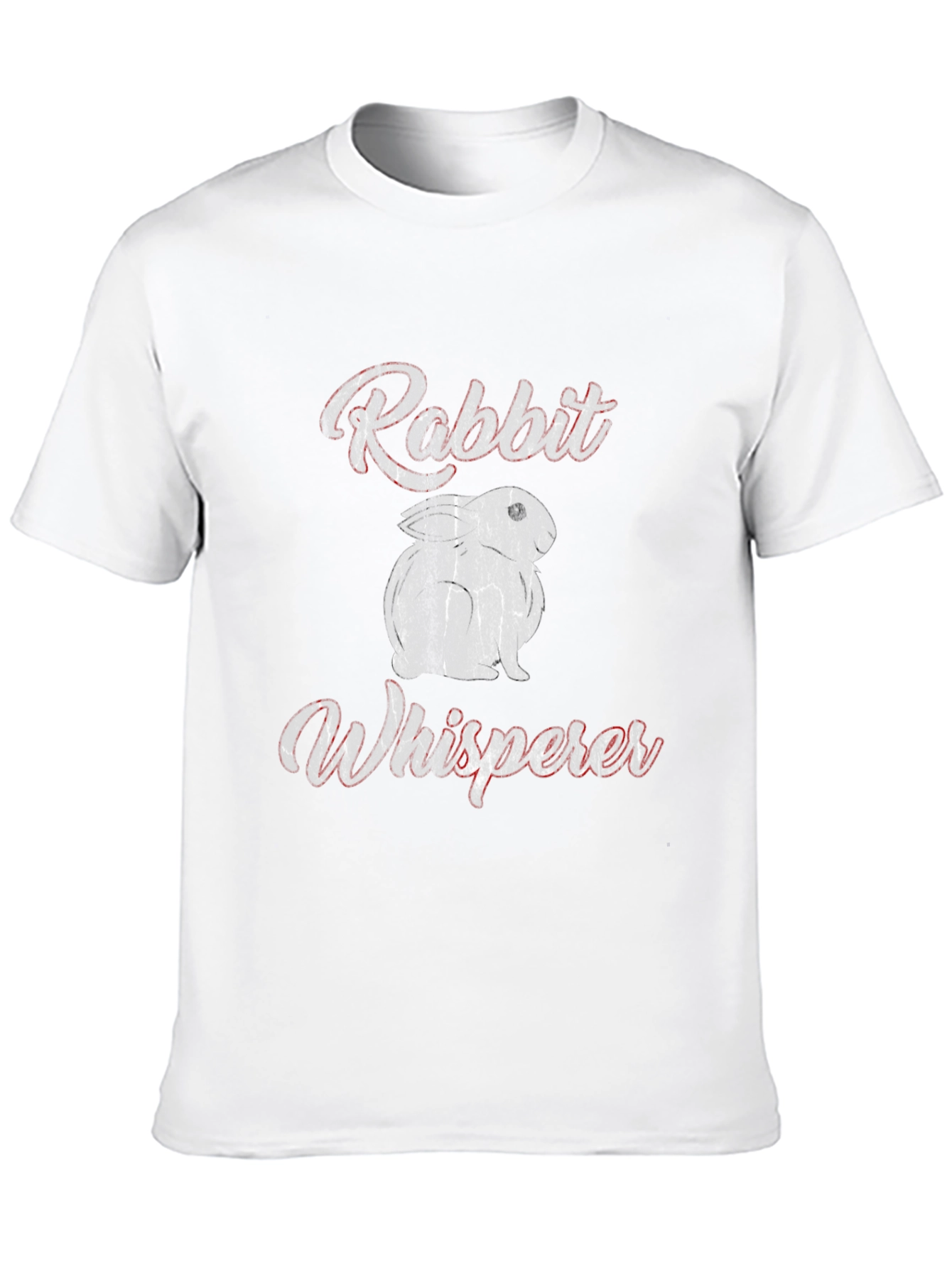 Black Rabbit Whisperer Graphic Tee - Unisex Soft Cotton T-Shirt view 10