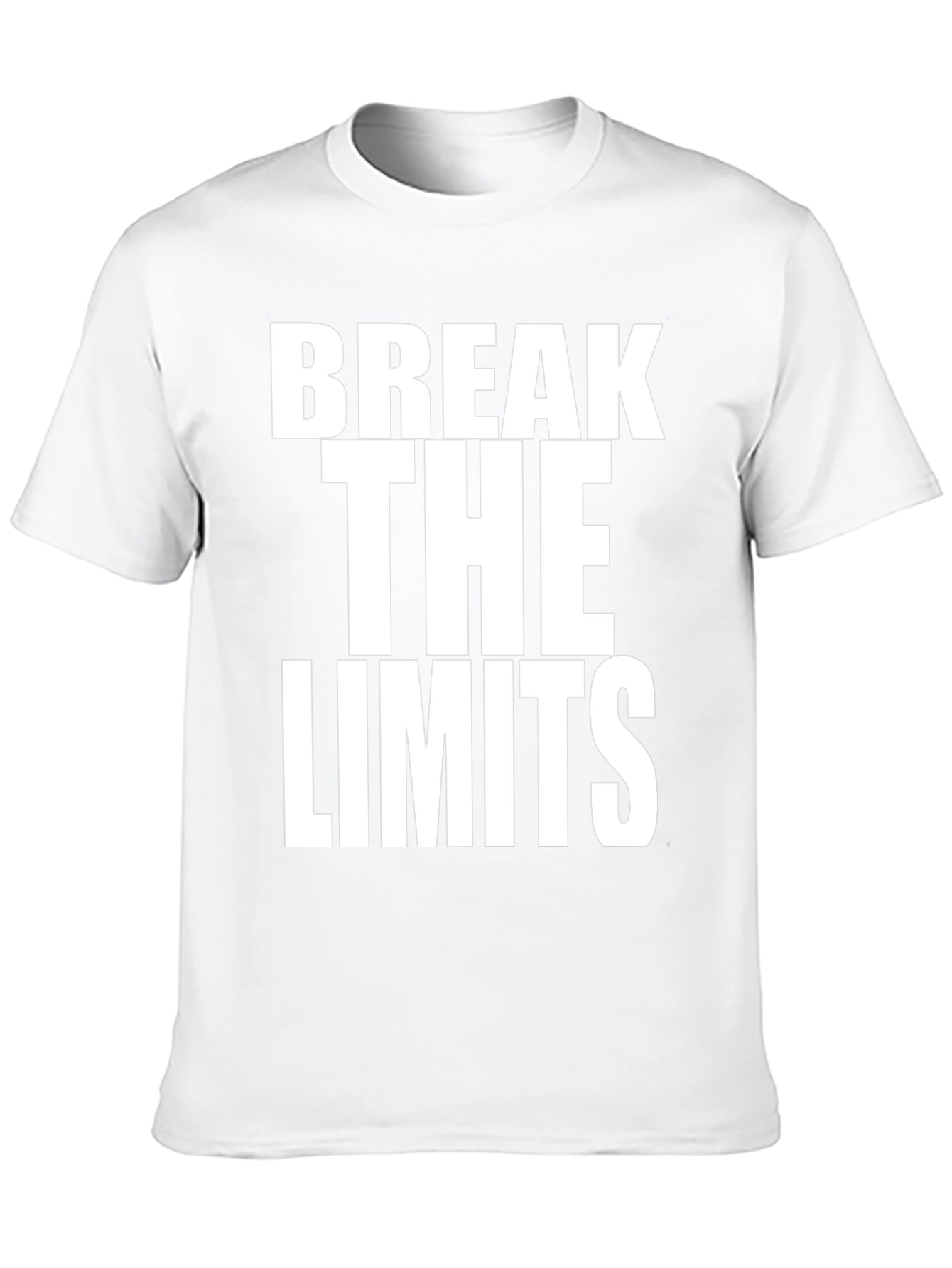 Black Break The Limits Black Graphic Tee Shirt view 10