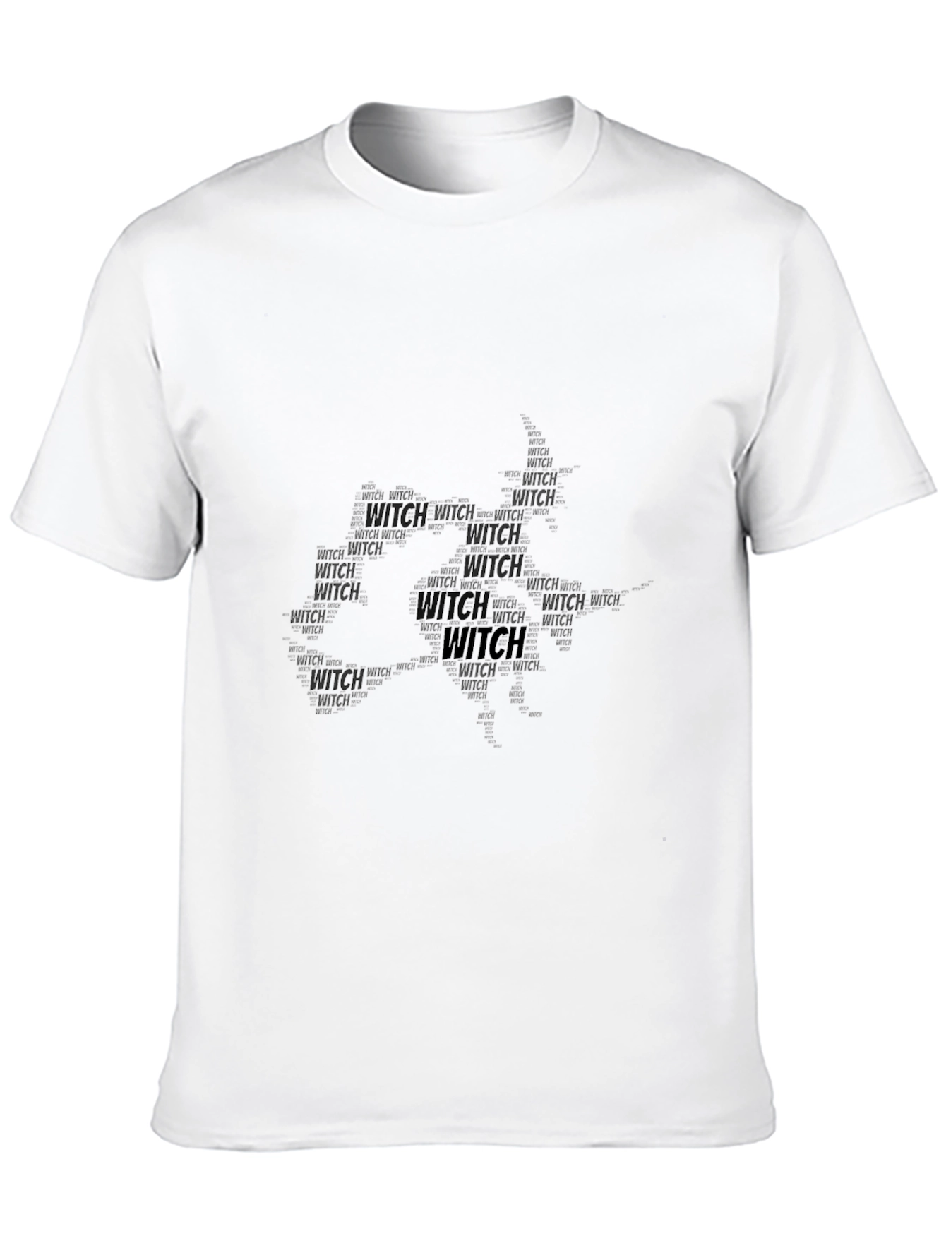 Witch Graphic Black T-Shirt - 10