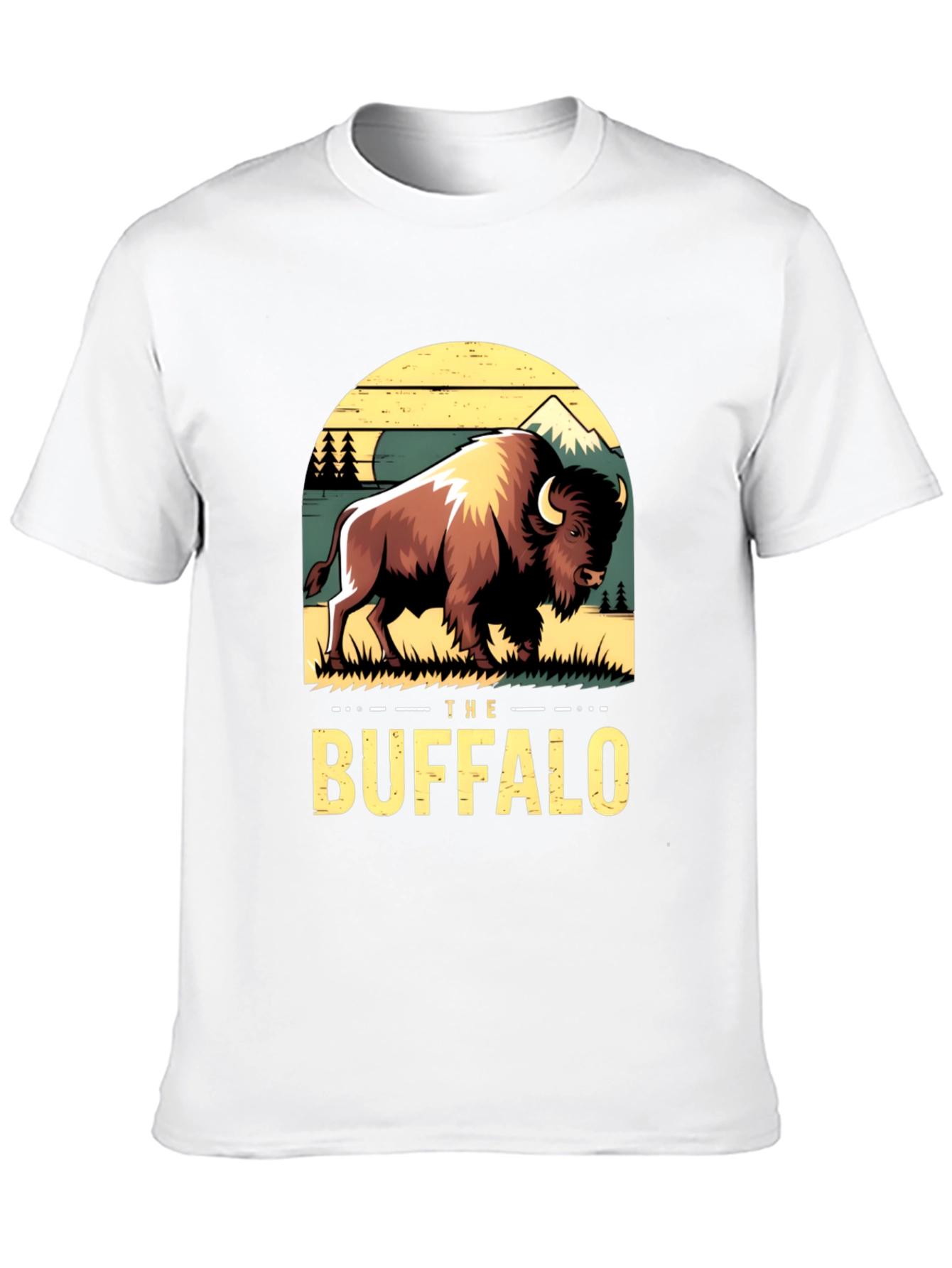 Black The Buffalo Graphic Tee view 10