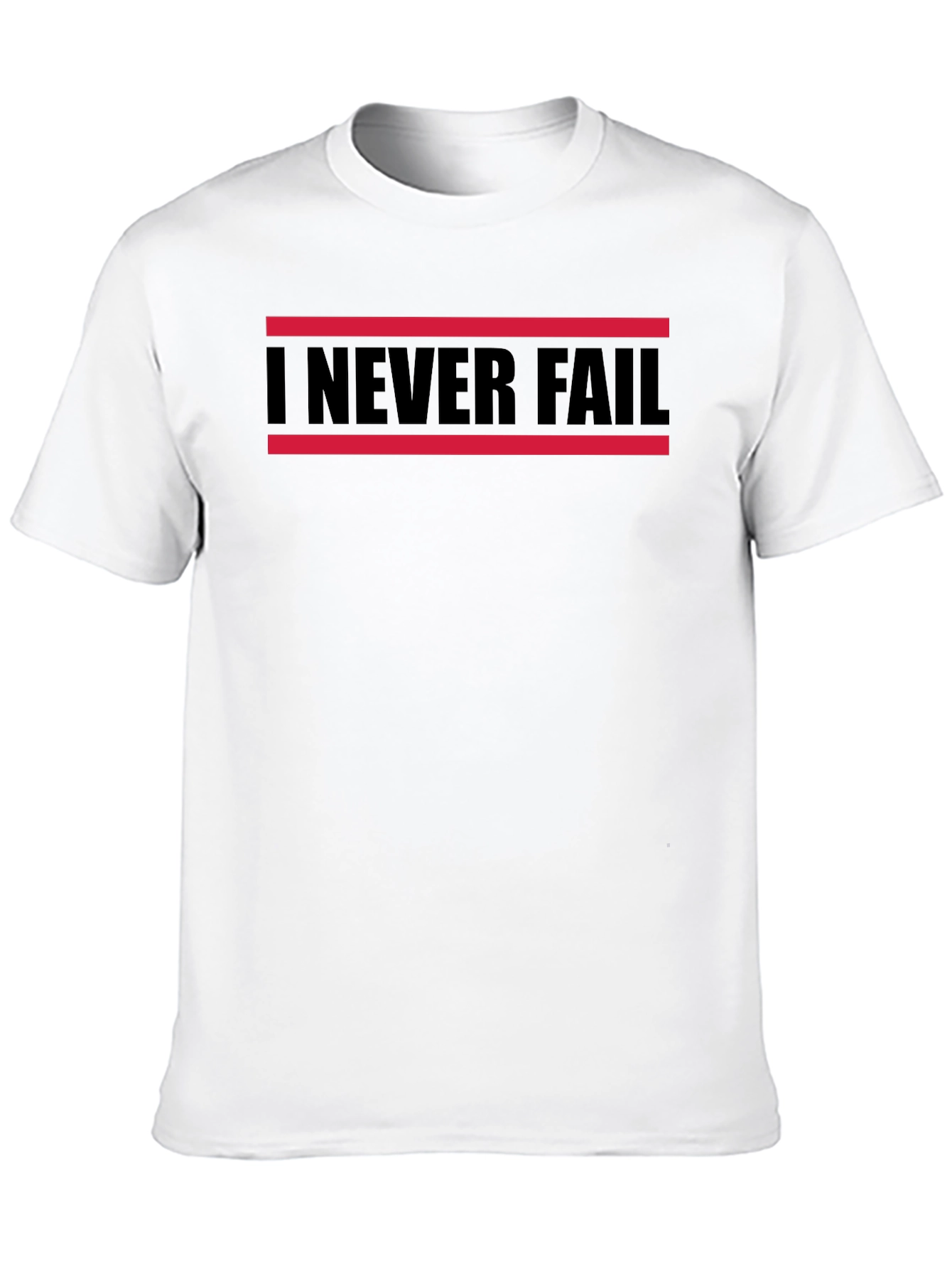 Black I Never Fail Graphic Tee - Black view 10