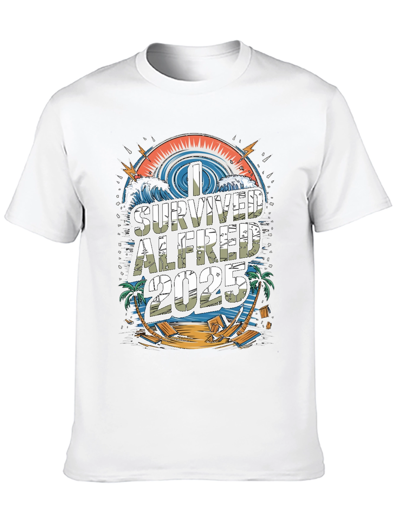 Black I Survived Alfred 2025 Graphic Tee view 10
