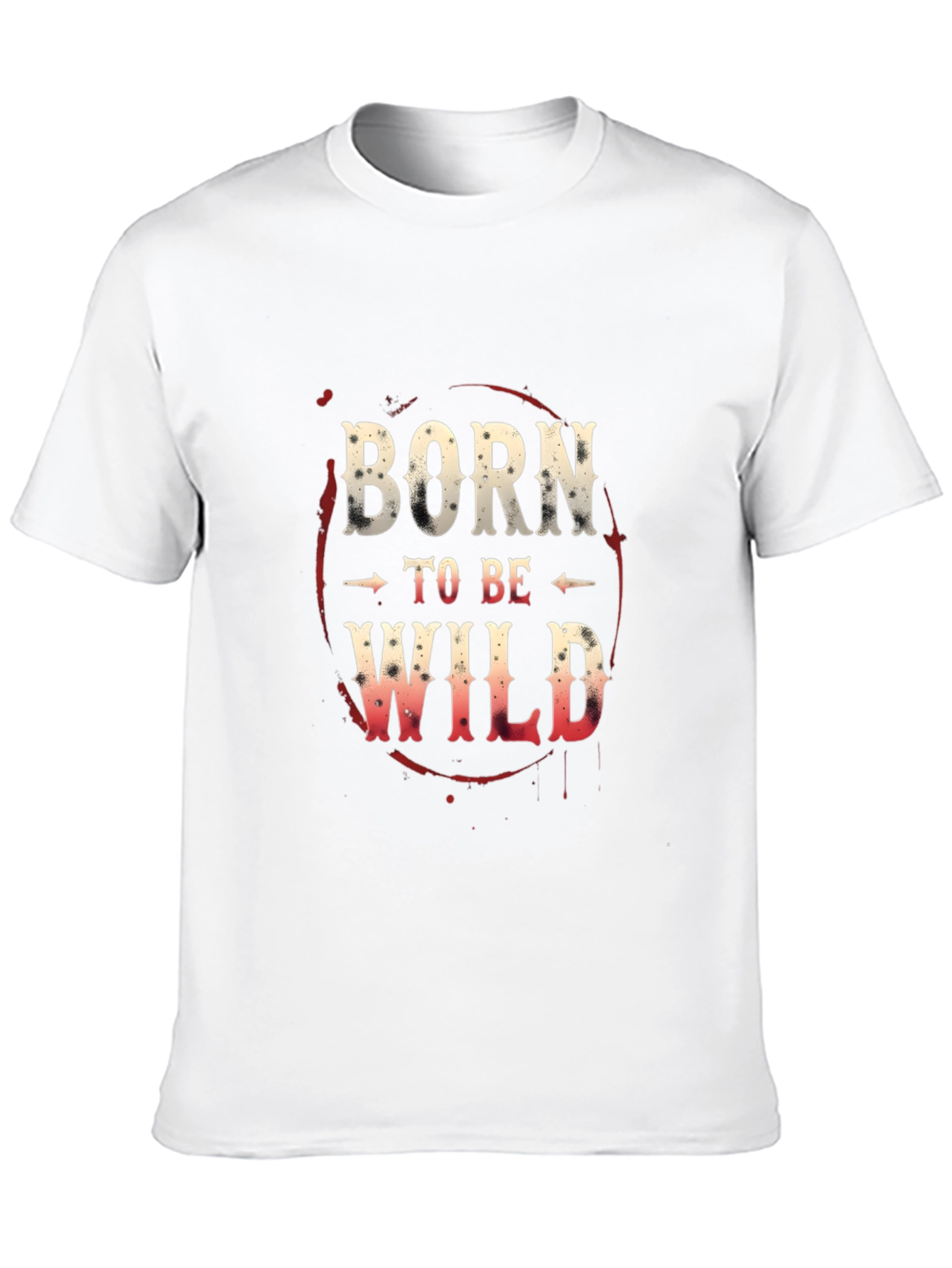 Black Born to be Wild Graphic Tee - Black view 10