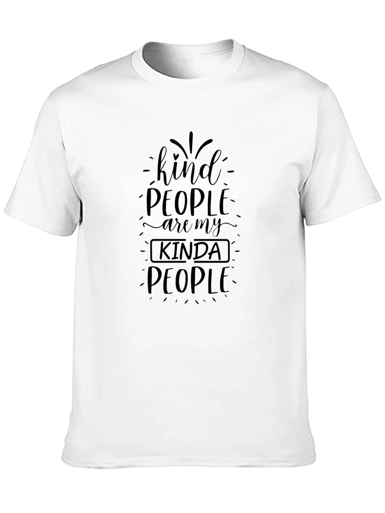 Black Kind People Black T-Shirt view 10