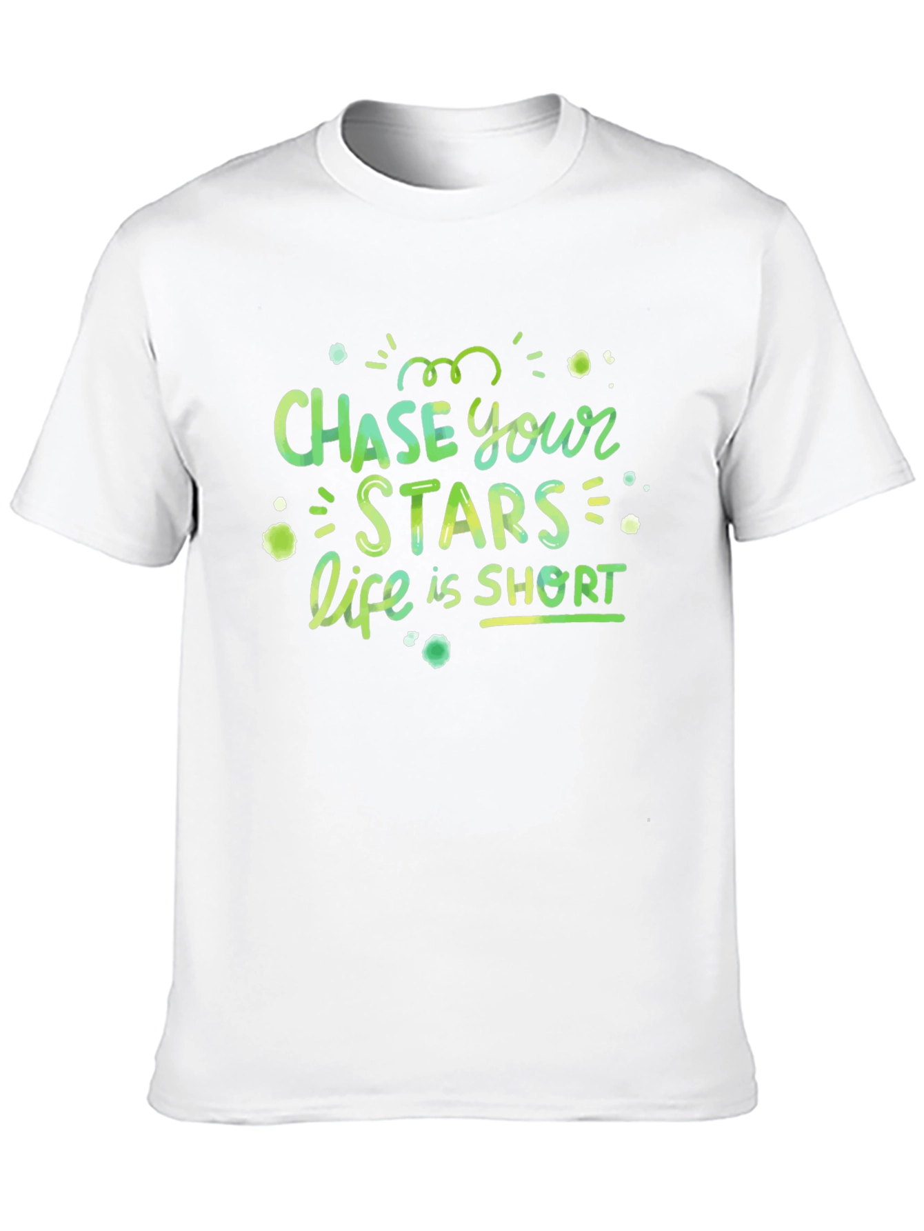 Black Chase Your Stars Short Sleeve Graphic Tee view 10