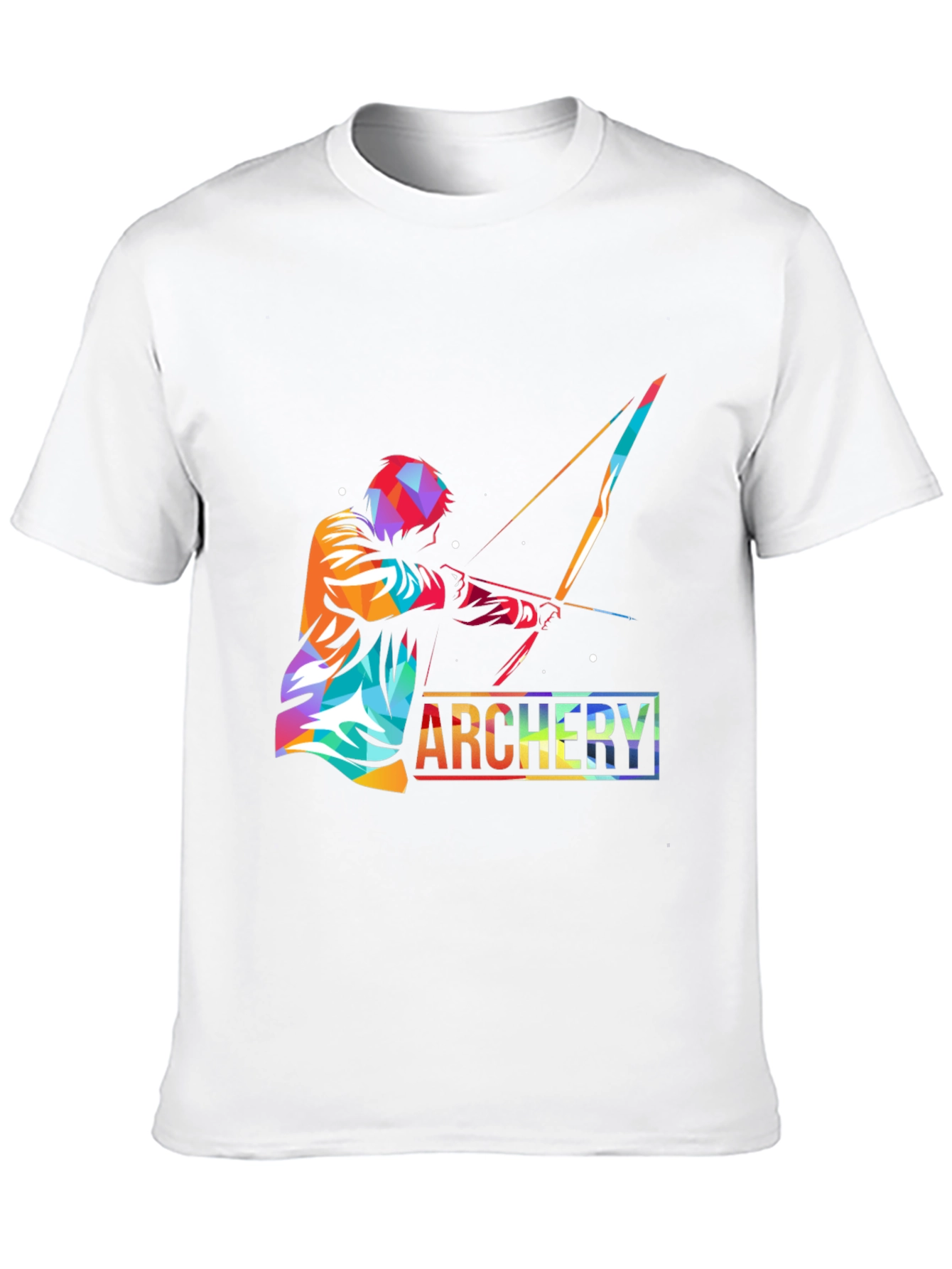 Black Archery Print Black T-Shirt - Unique Design view 10