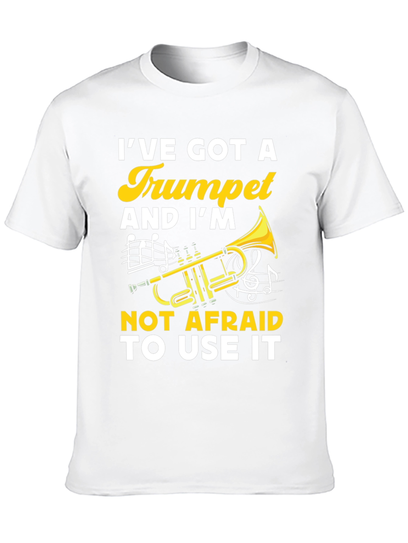 Black Trumpet Player T-Shirt: I've Got A Trumpet view 10