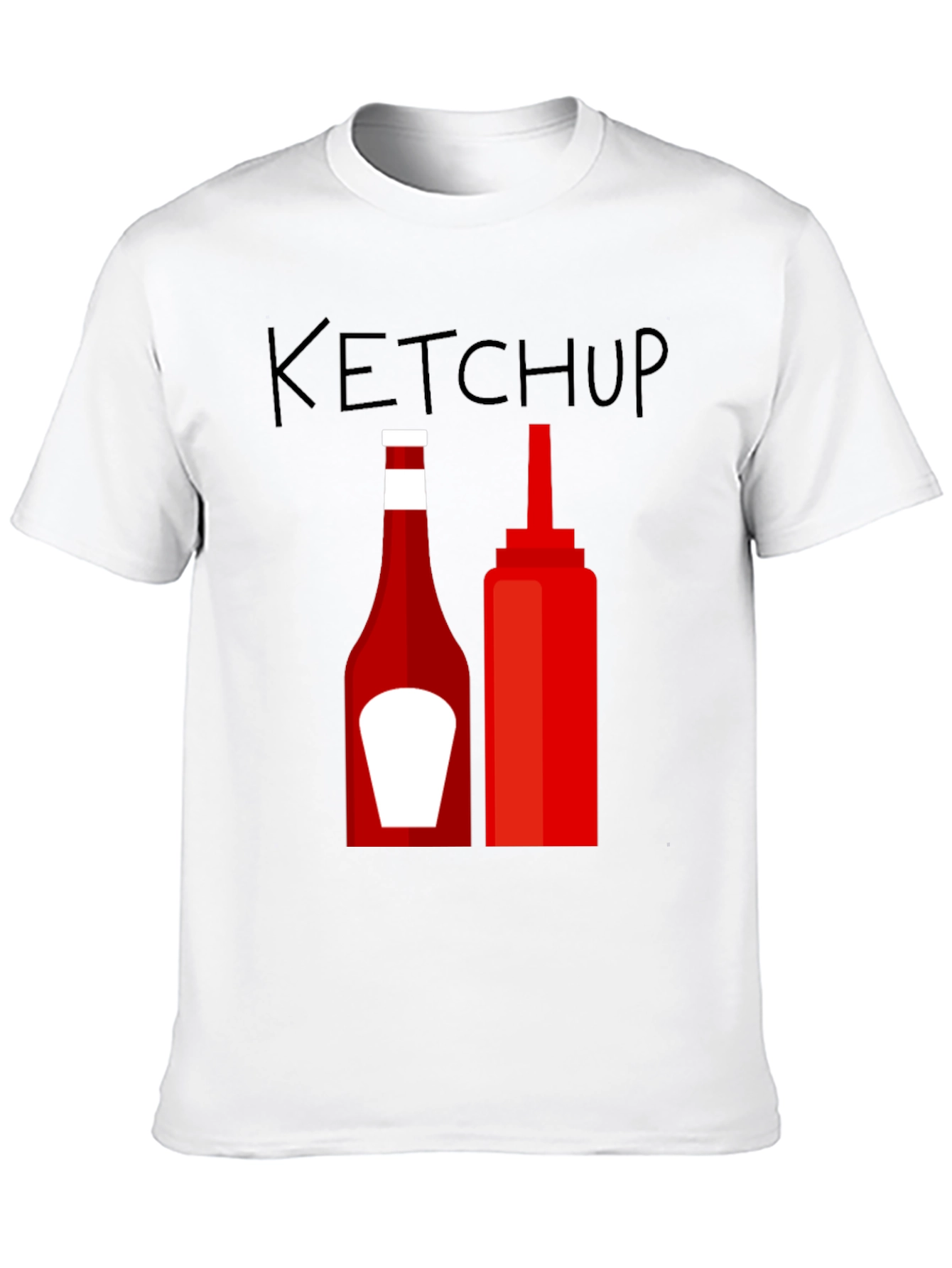 Black Ketchup T-Shirt - Funny Graphic Tee view 10