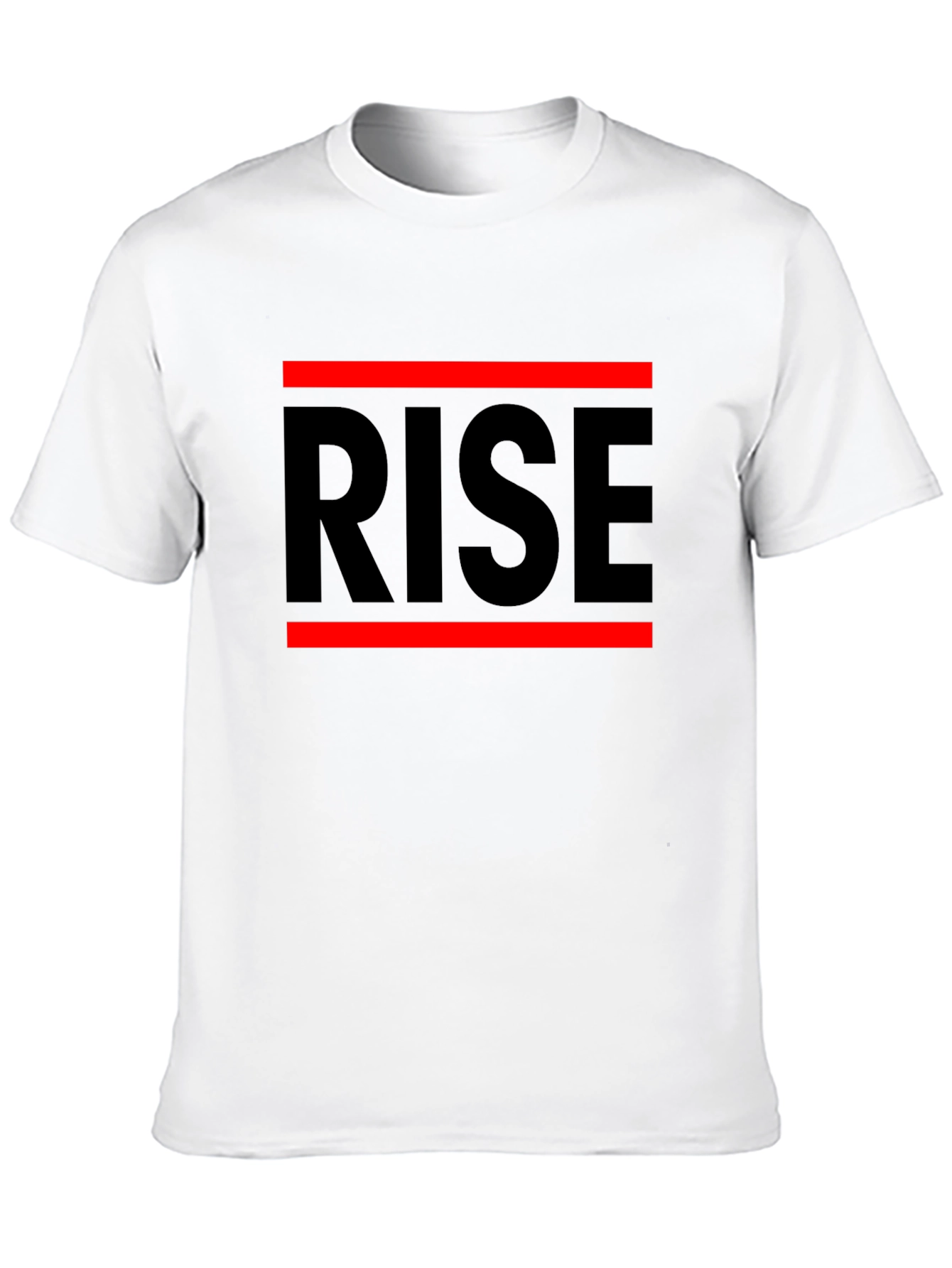 Black Rise Graphic Tee - Bold Statement T-Shirt view 10