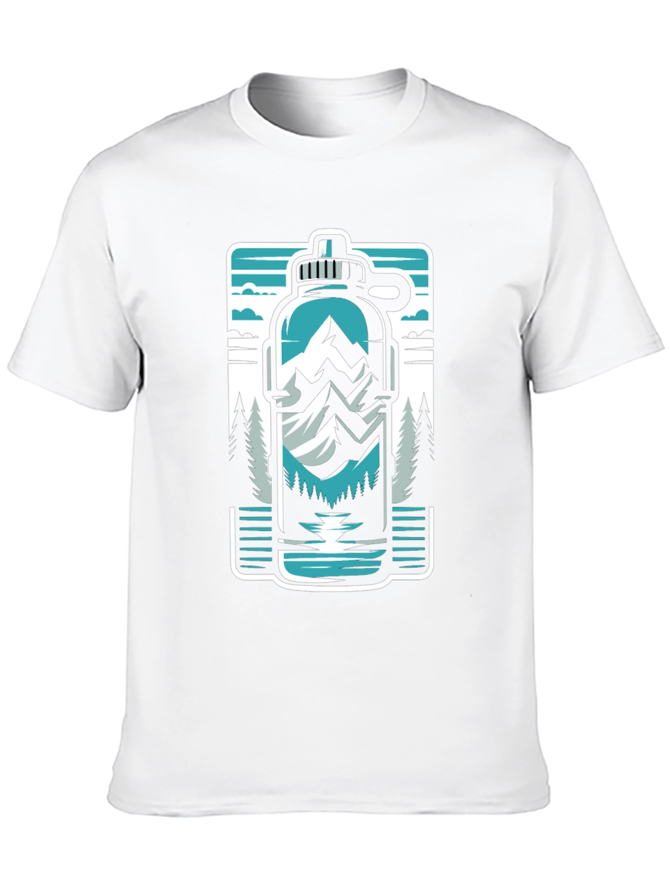 Black Adventure Awaits Graphic Tee view 10