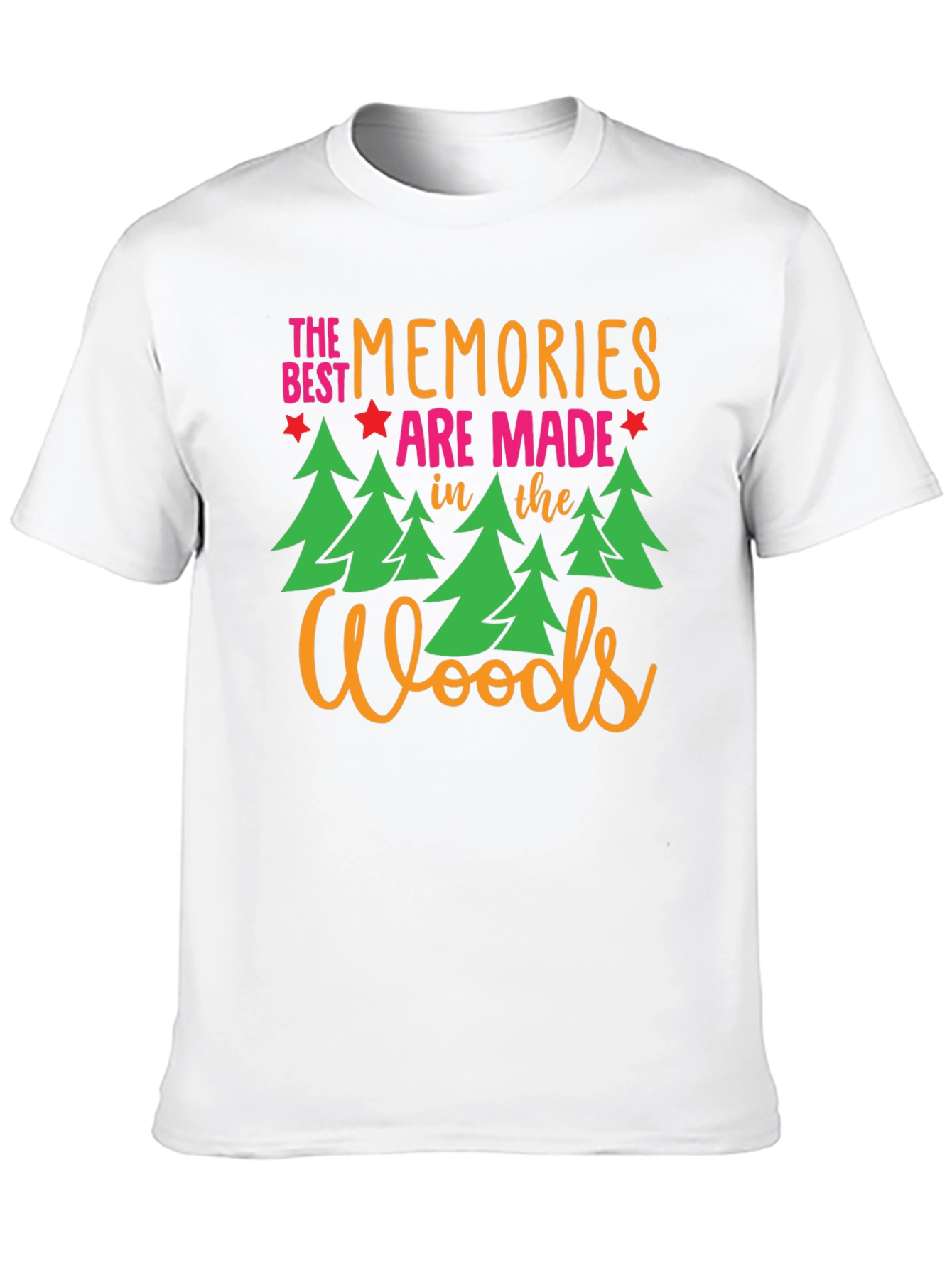 Black Woods Memories Graphic Tee view 10