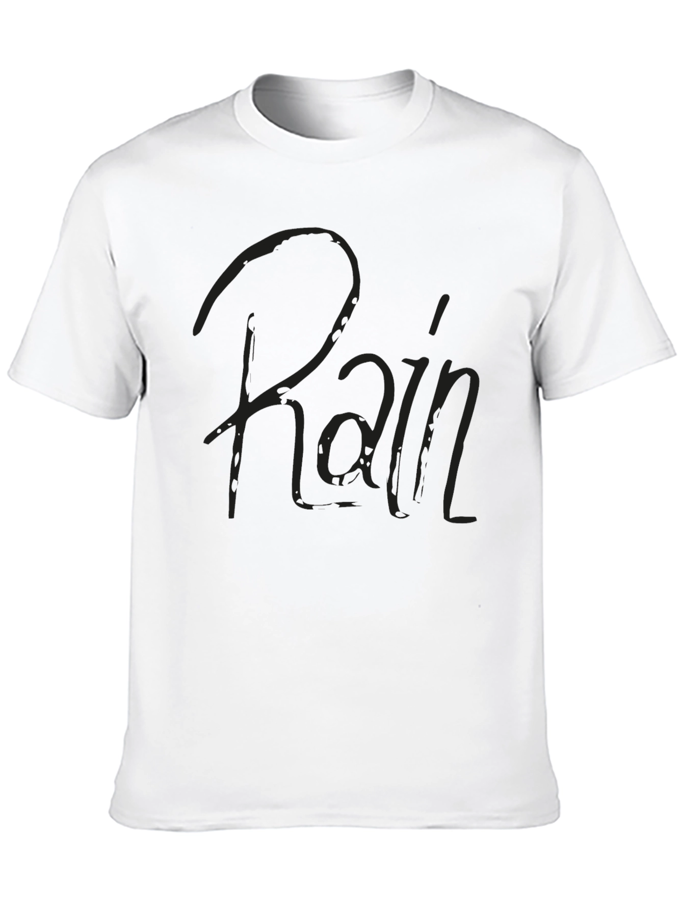 Black Black "Rain" Graphic T-Shirt - Casual Comfort view 10