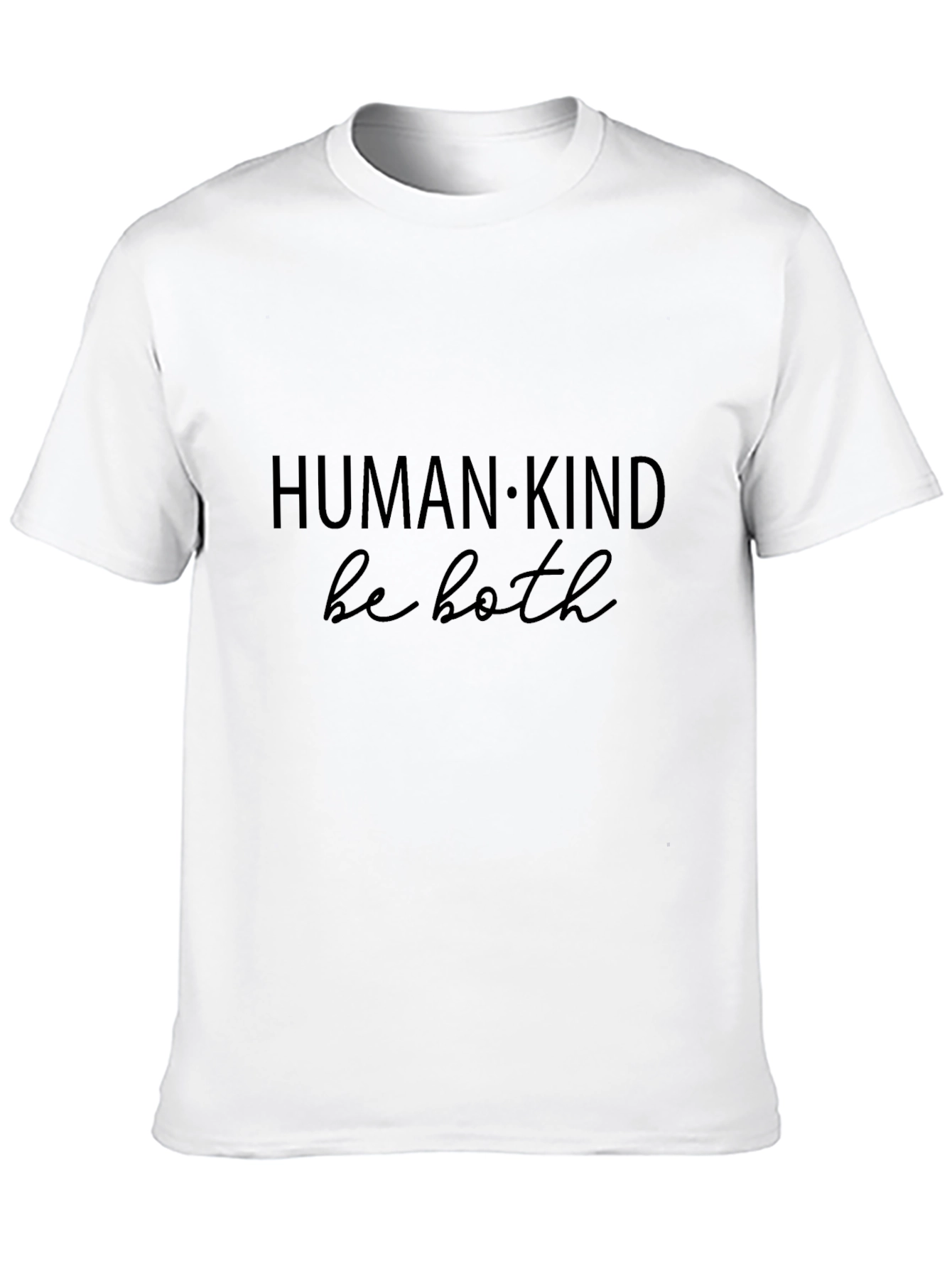 Black Humankind Be Both Graphic Tee - Black view 10