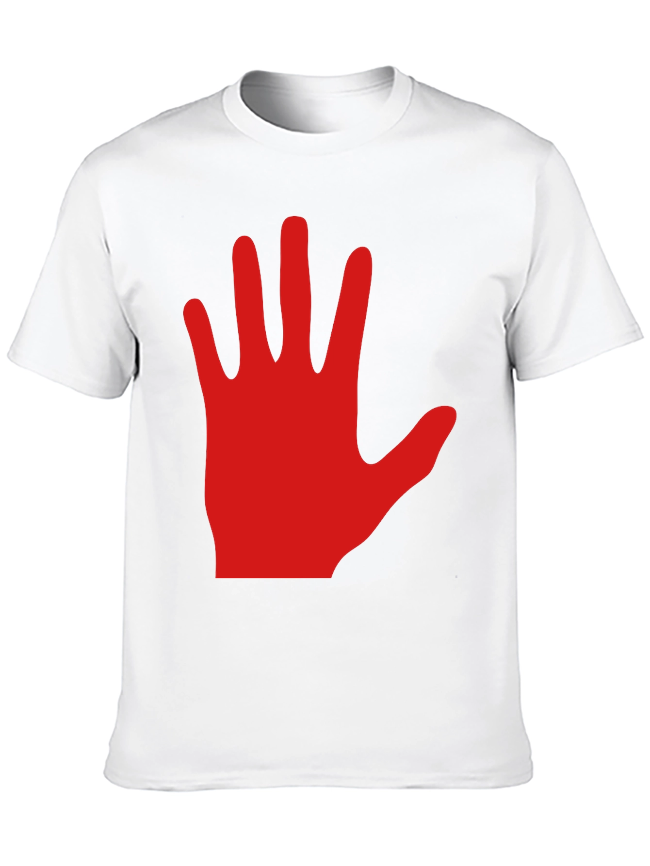 Black Red Hand Graphic Black Tee Shirt view 10
