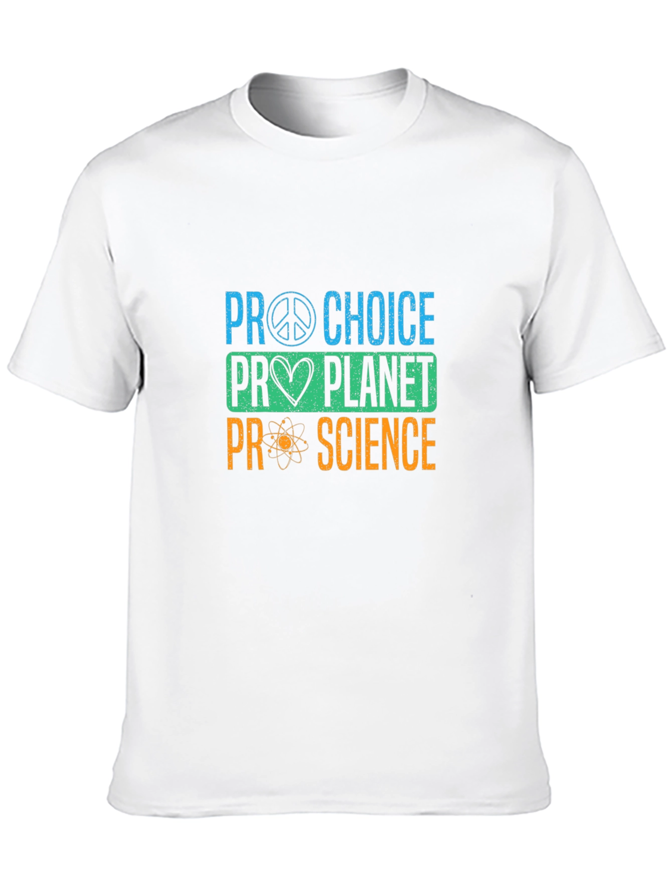 Black Pro Choice, Planet, Science Graphic Tee view 10
