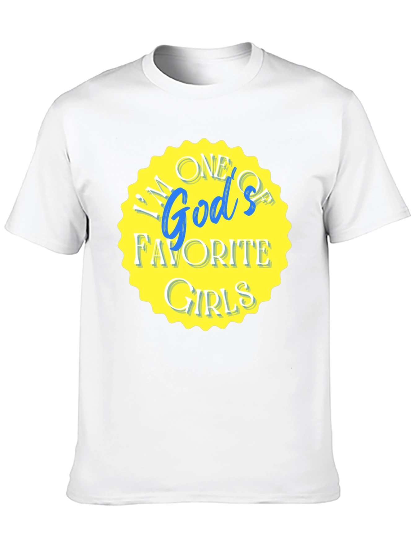 Black God's Favorite Girls Graphic Tee view 10