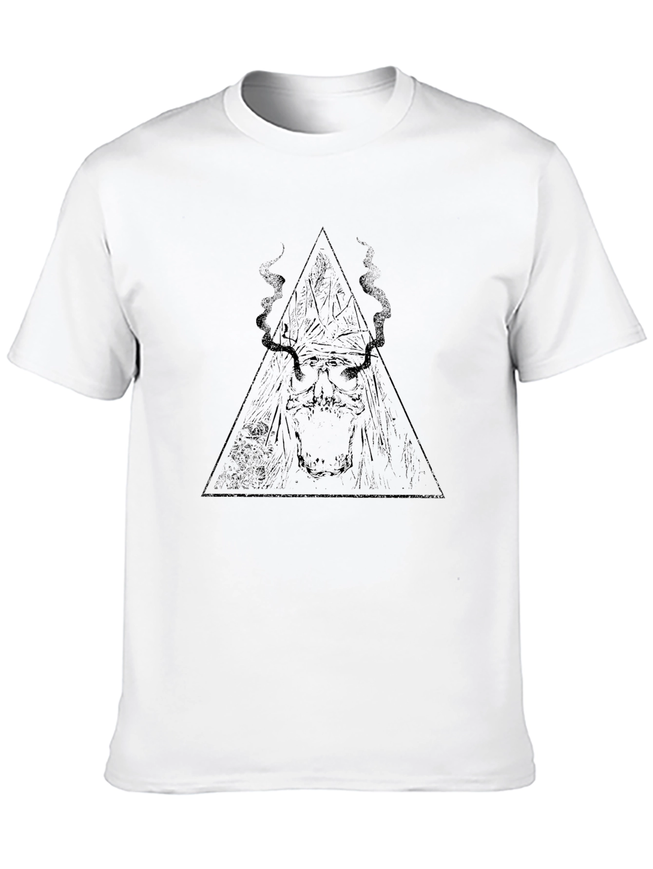 Black Occult Triangle Graphic Tee - Black view 10