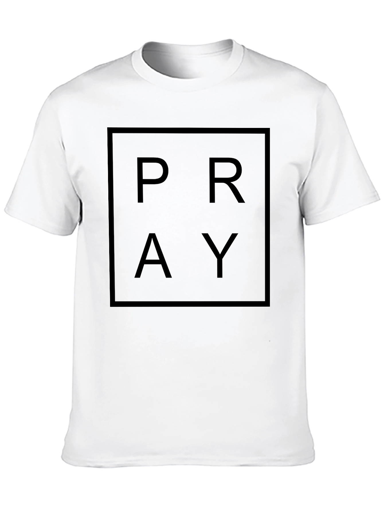 Black Pray Graphic T-Shirt - Soft Cotton Blend view 10