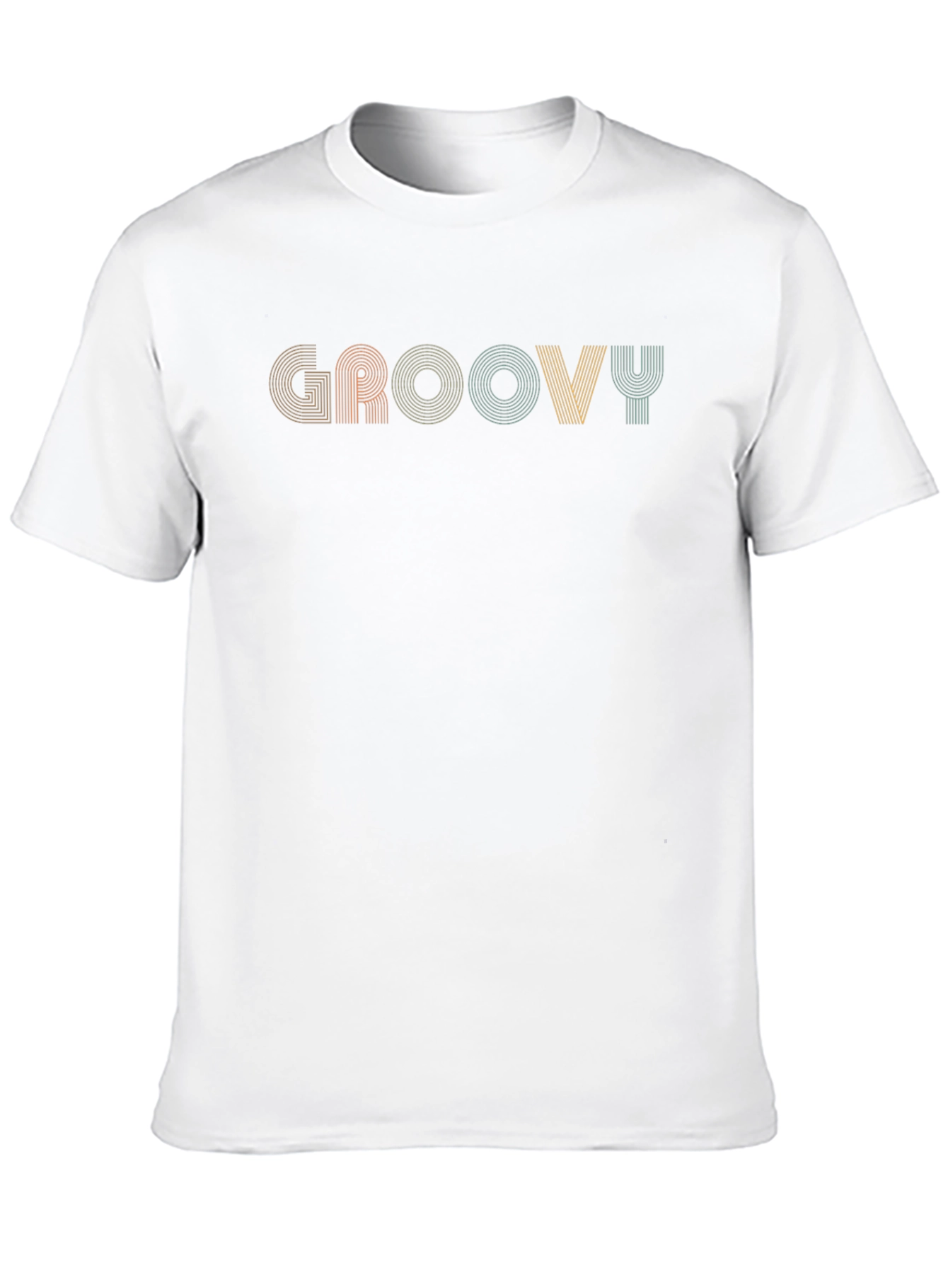 Black Retro Groovy T-Shirt - Vintage Style Tee view 10