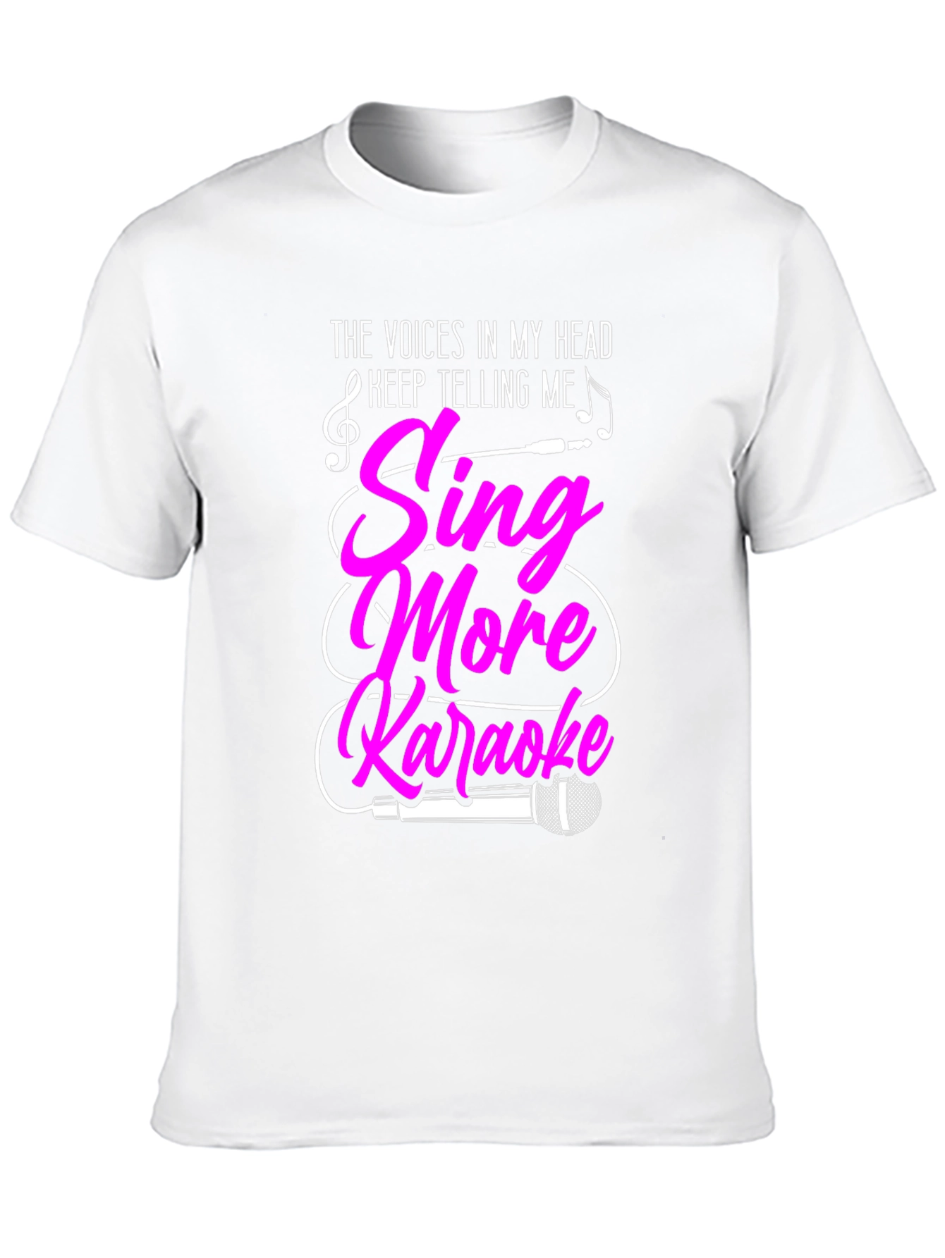 Black Sing More Karaoke Graphic T-Shirt view 10