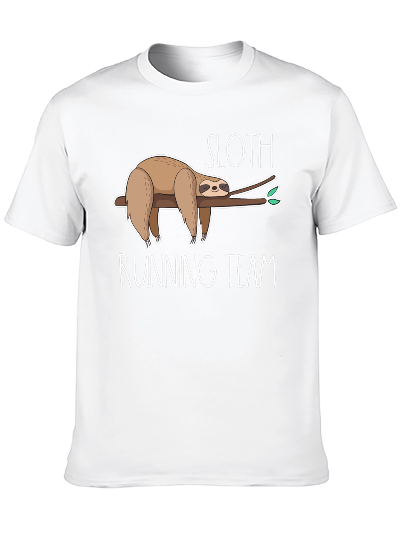 Black Sloth Running Team Graphic Tee view 10