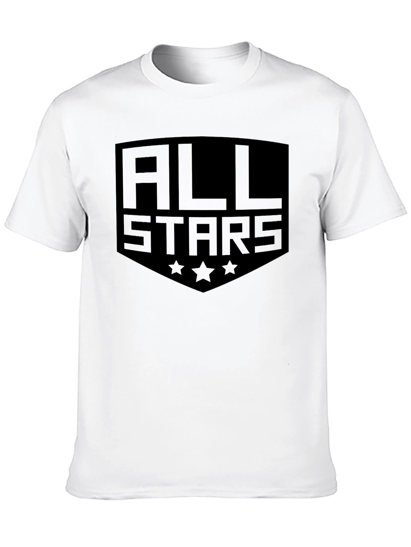 Black All Stars Black Graphic Tee Shirt view 10