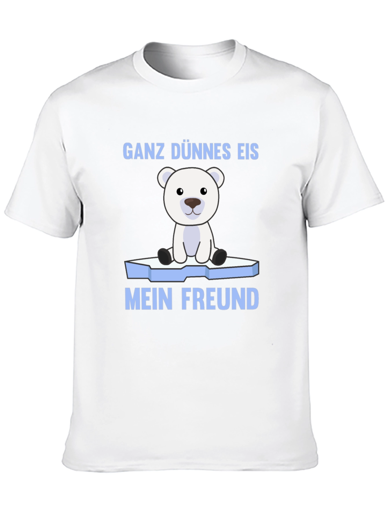 Black Ganz Dünnes Eis Mein Freund Polar Bear T-Shirt view 10