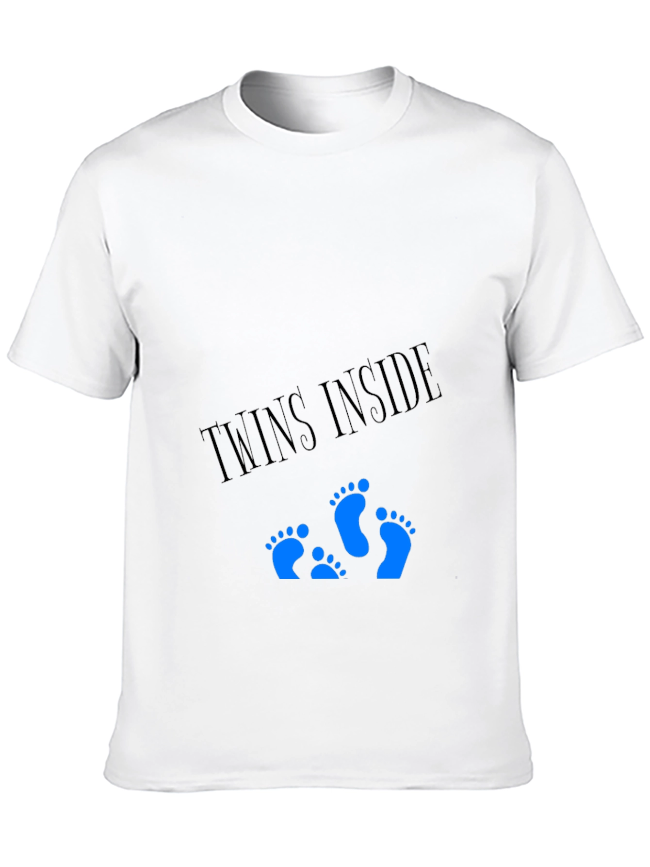 Black Twins Inside T-Shirt - Expecting Dad Tee view 10