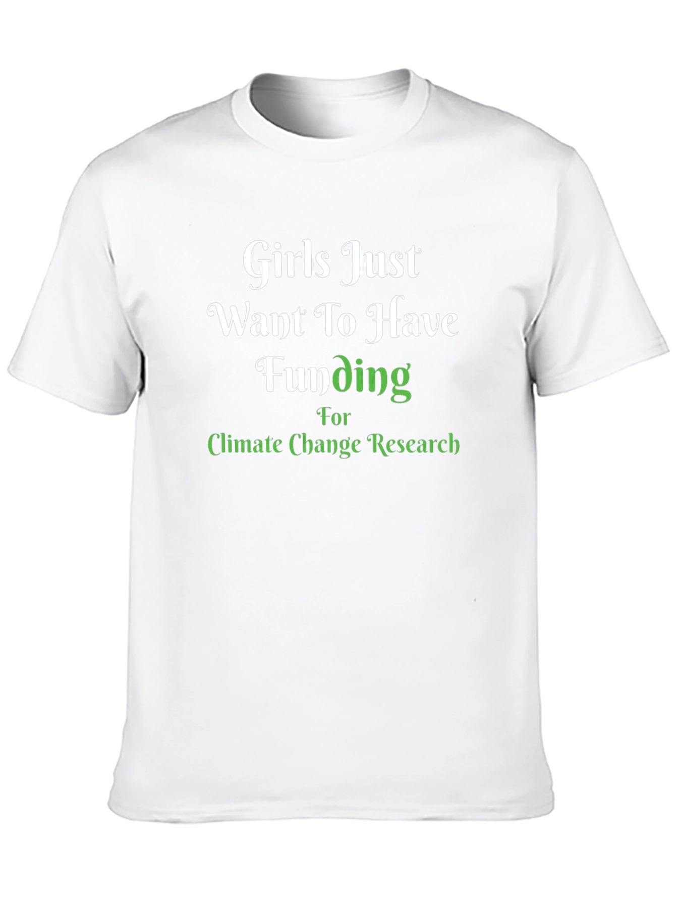 Black Girls Just Want Funding Climate Change Research Tee view 10