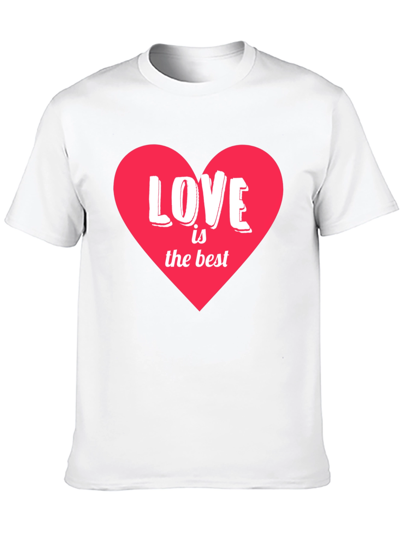 Love is the Best Heart Graphic T-Shirt - 10