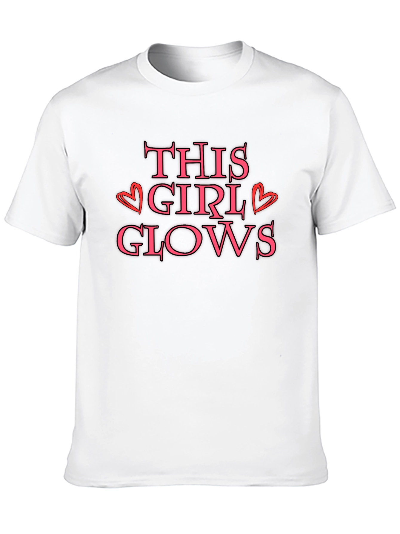 Black This Girl Glows Graphic T-Shirt view 10