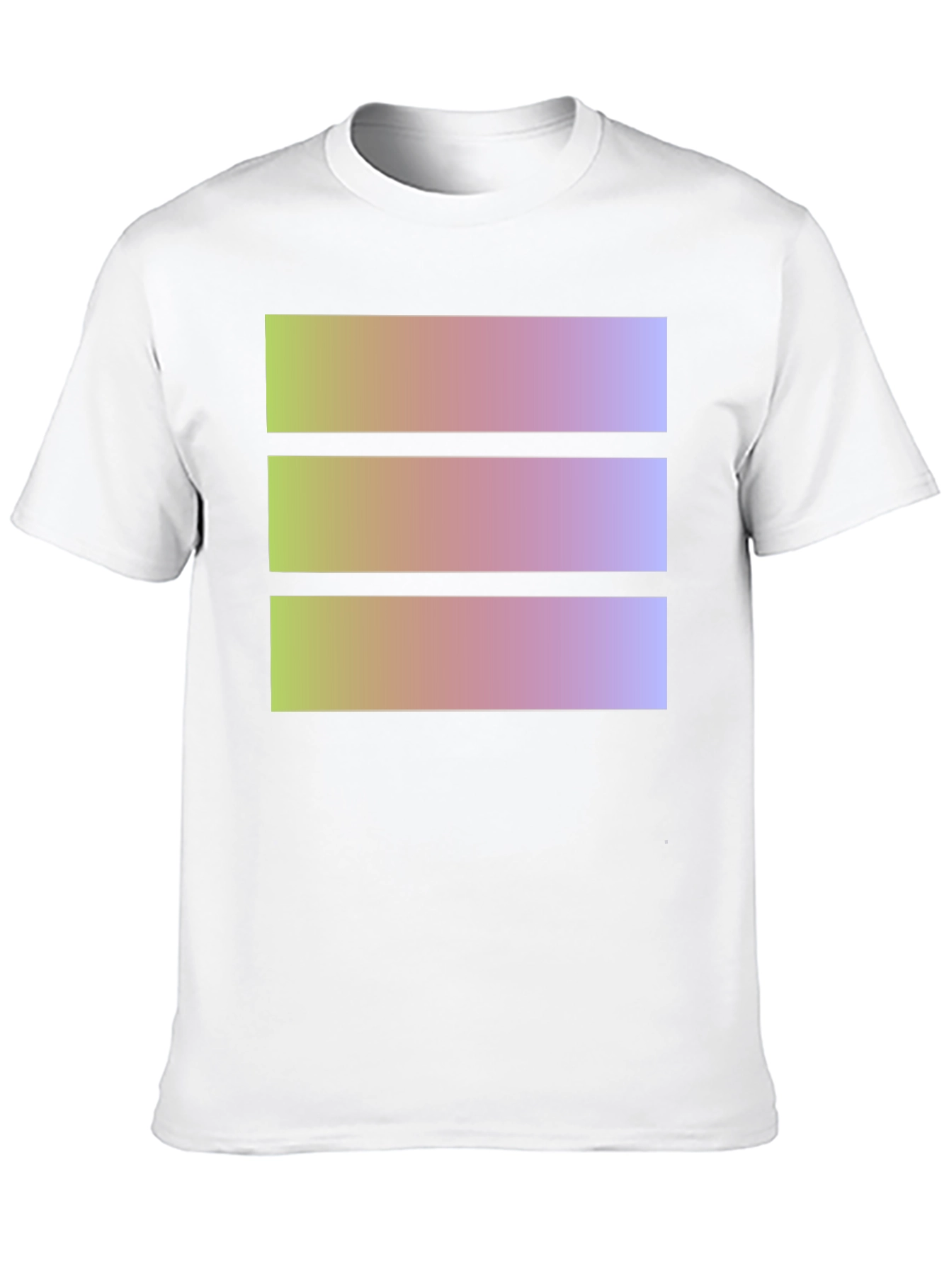 Black Geometric Gradient T-Shirt - Casual Style view 10