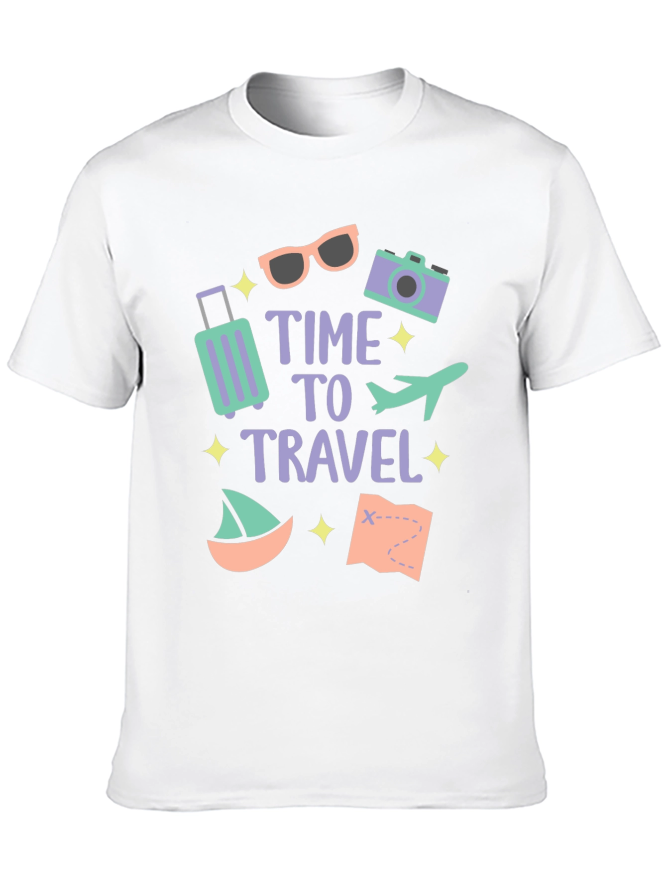Black Time to Travel T-Shirt view 10