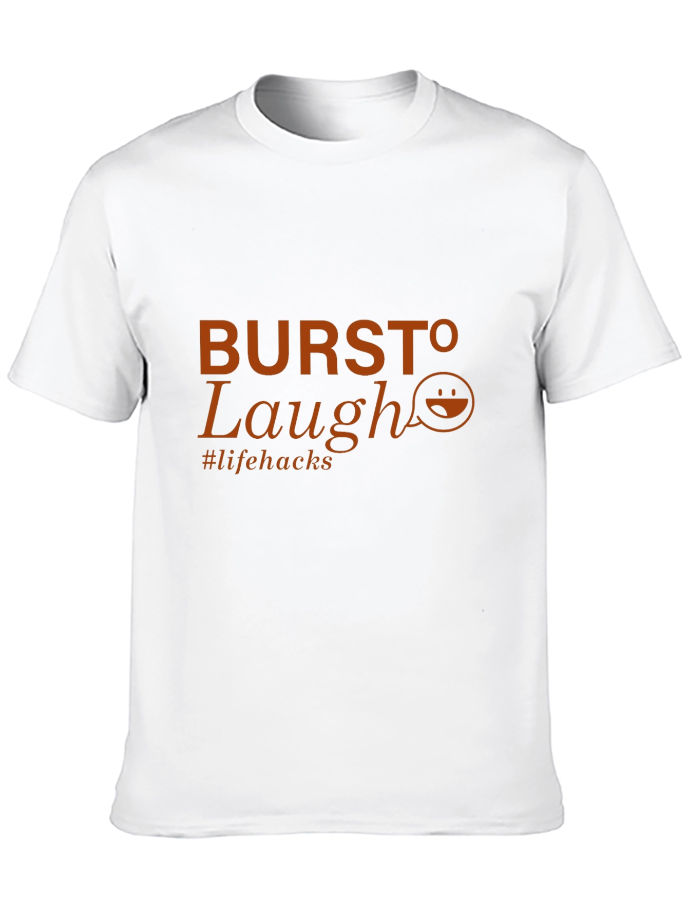 Black Burst To Laugh T-Shirt - Life Hacks Tee view 10