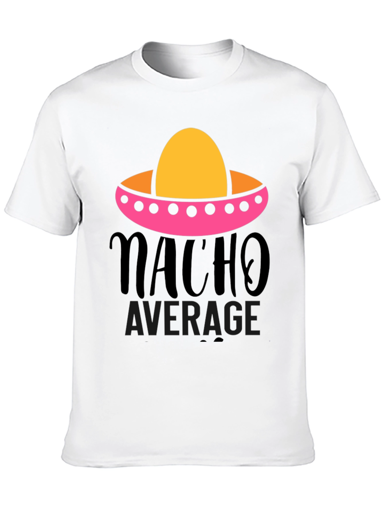 Black Nacho Average Graphic Tee - Funny Fiesta Shirt view 10