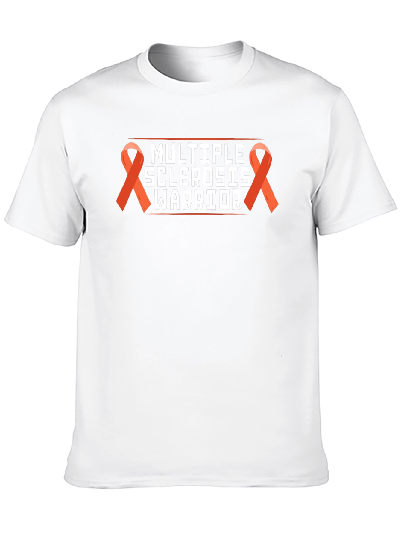 Black Multiple Sclerosis Warrior Awareness T-Shirt view 10