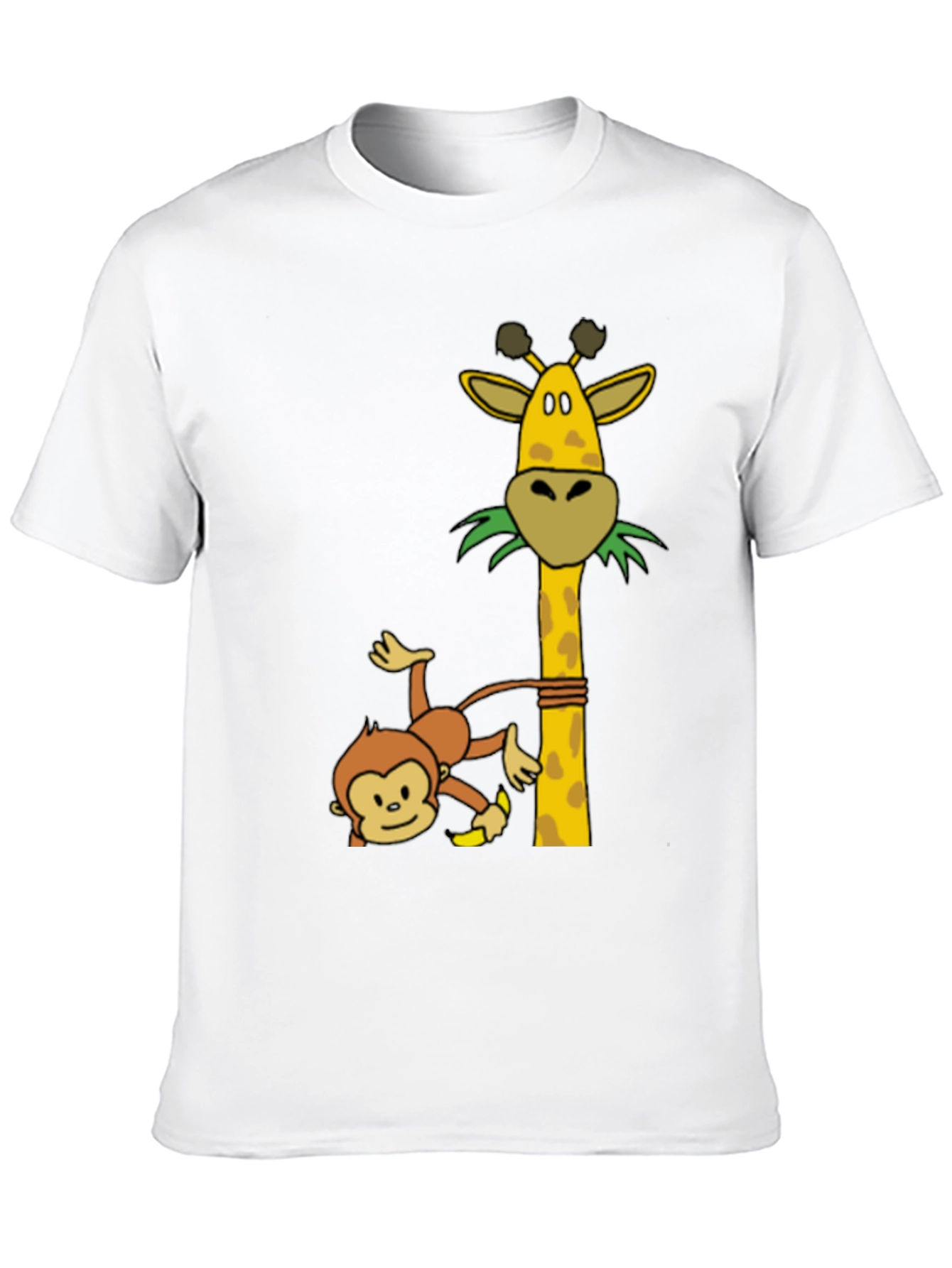 Black Monkey & Giraffe Graphic Tee view 10