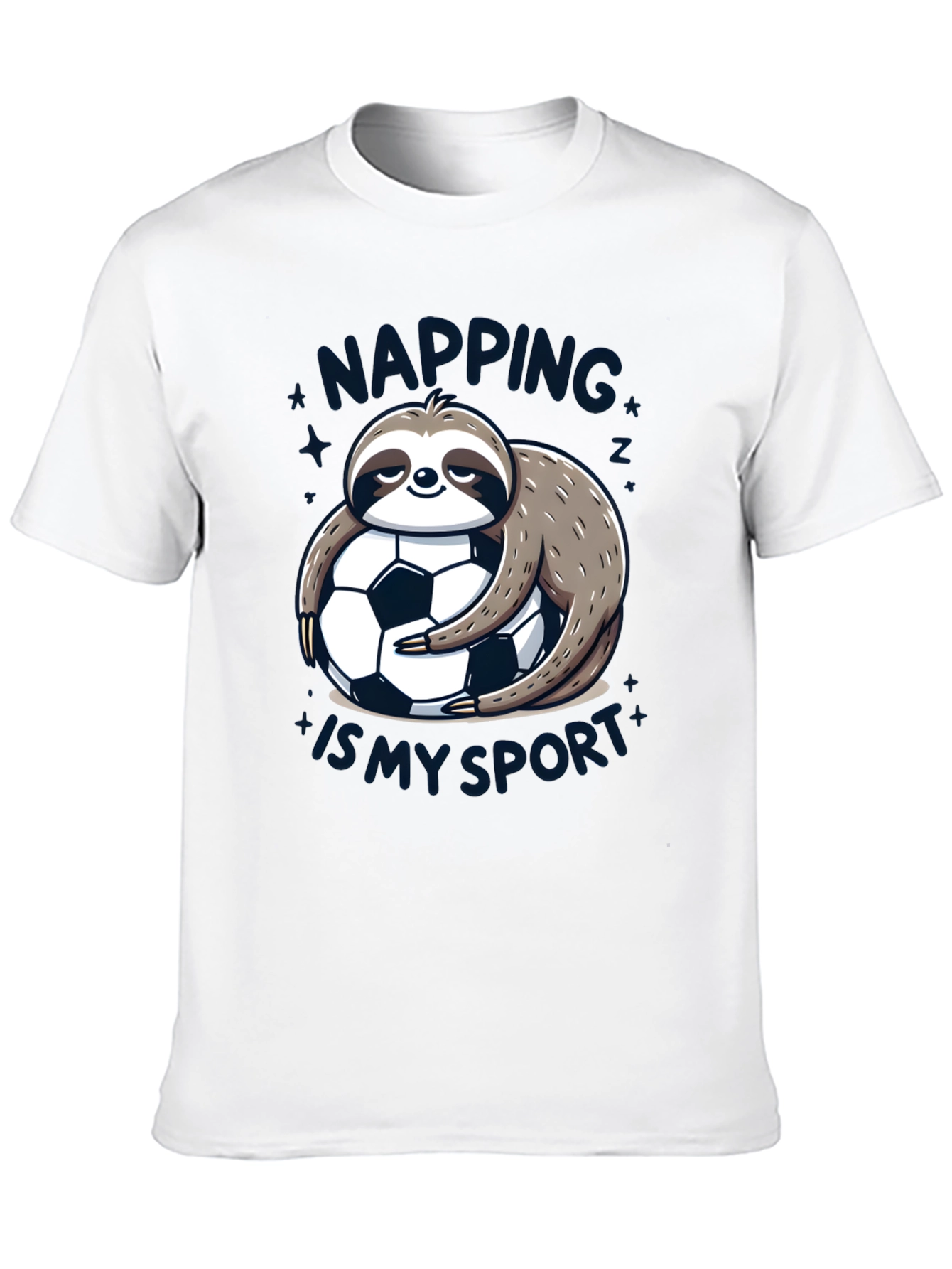 Black Napping is My Sport Sloth T-Shirt view 10