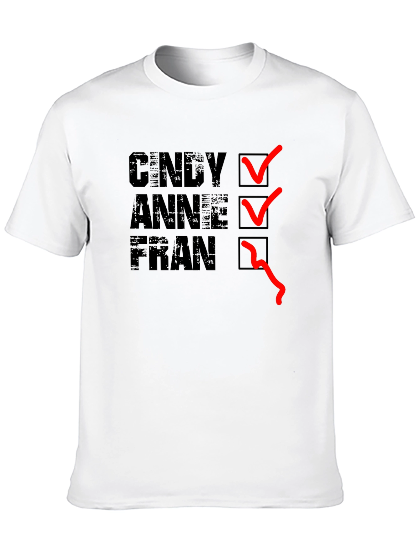 Black Cindy Anne Fran T-Shirt - Black Graphic Tee view 10
