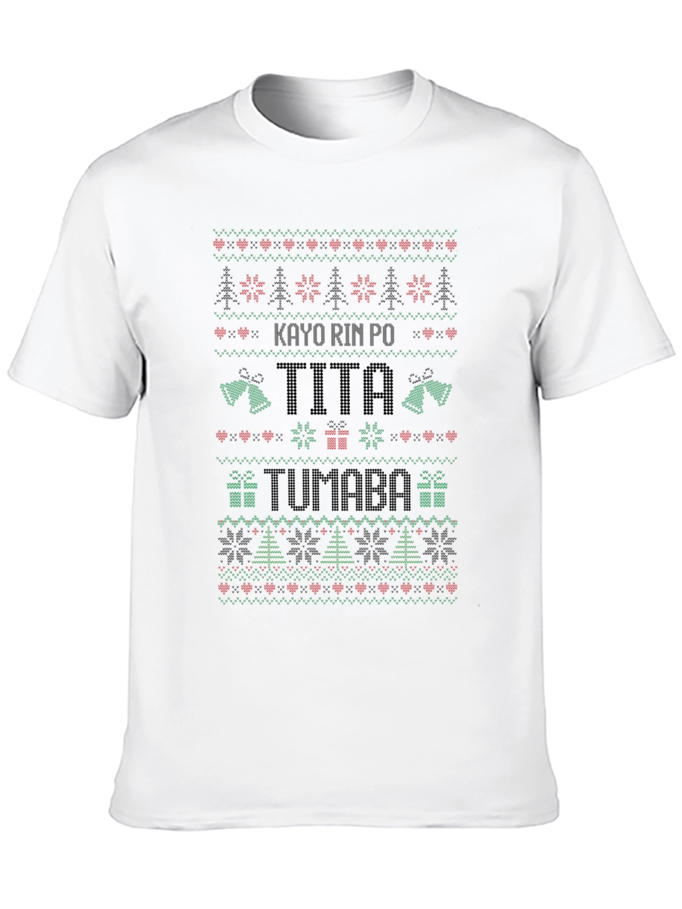 Tita Tumaba Ugly Christmas Sweater T-Shirt - 10
