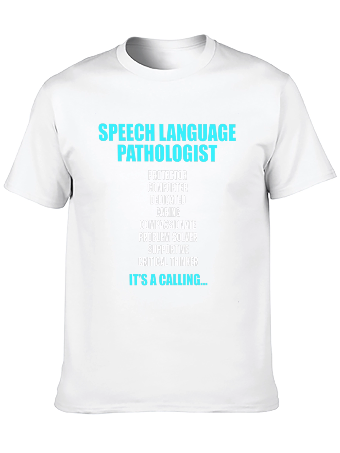 Black Speech Language Pathologist T-Shirt view 10