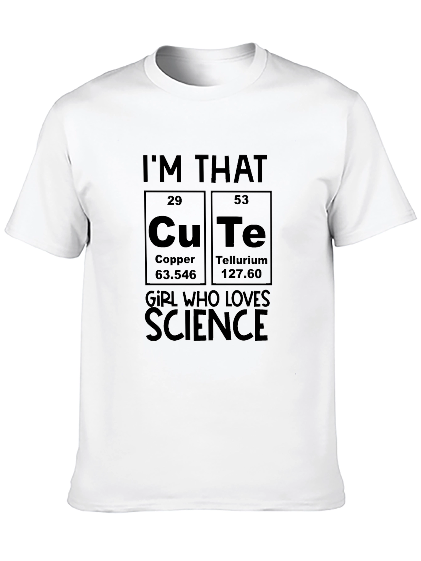 Science Lover T-Shirt: Cute Copper Tellurium Chemistry Tee - 10