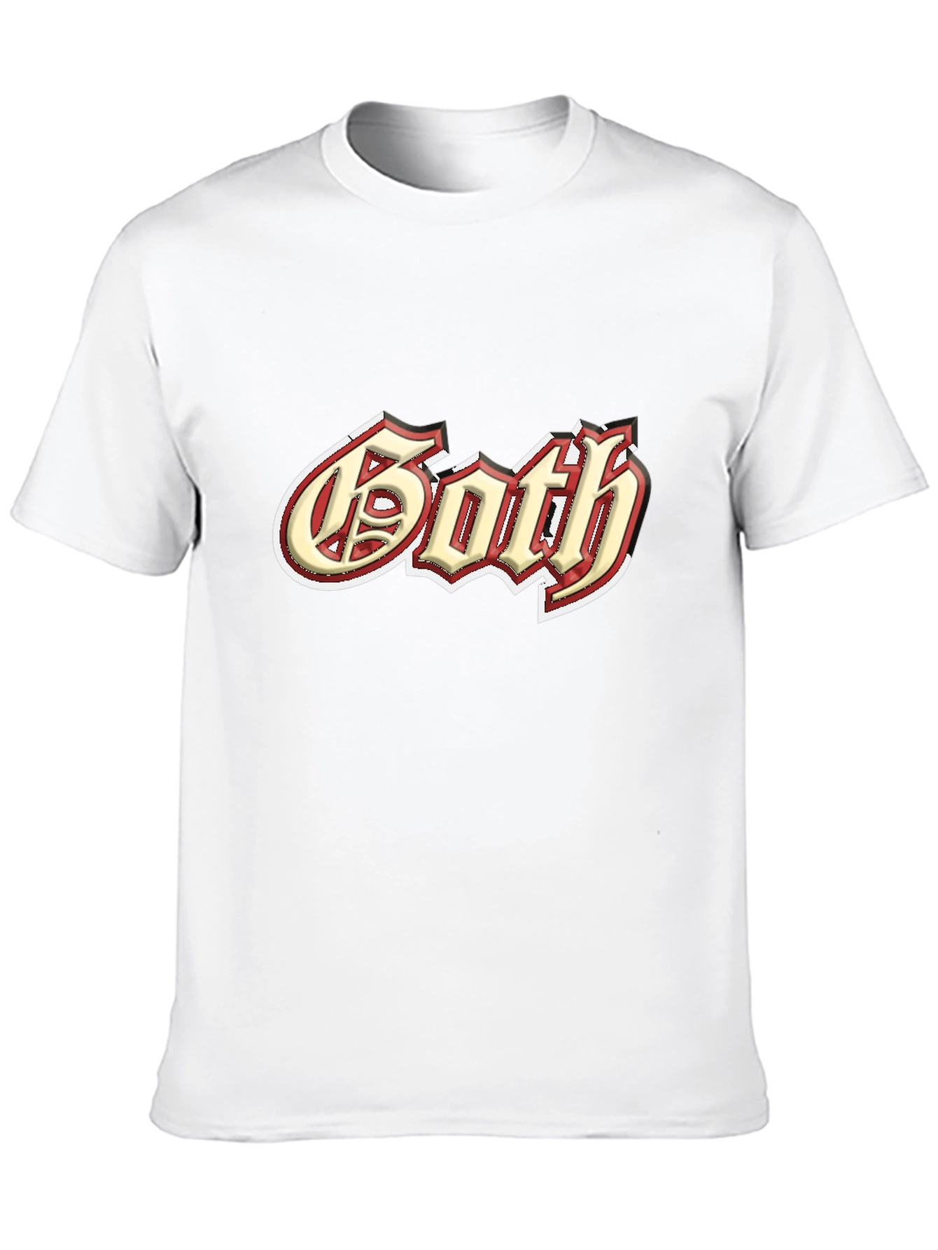 Black Goth Style Graphic Tee - Black view 10