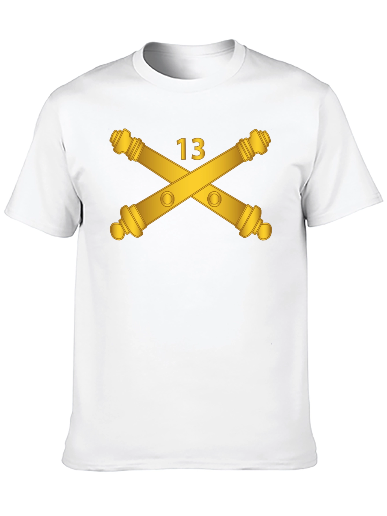 Black Artillery 13 T-Shirt - Black Cotton Tee view 10