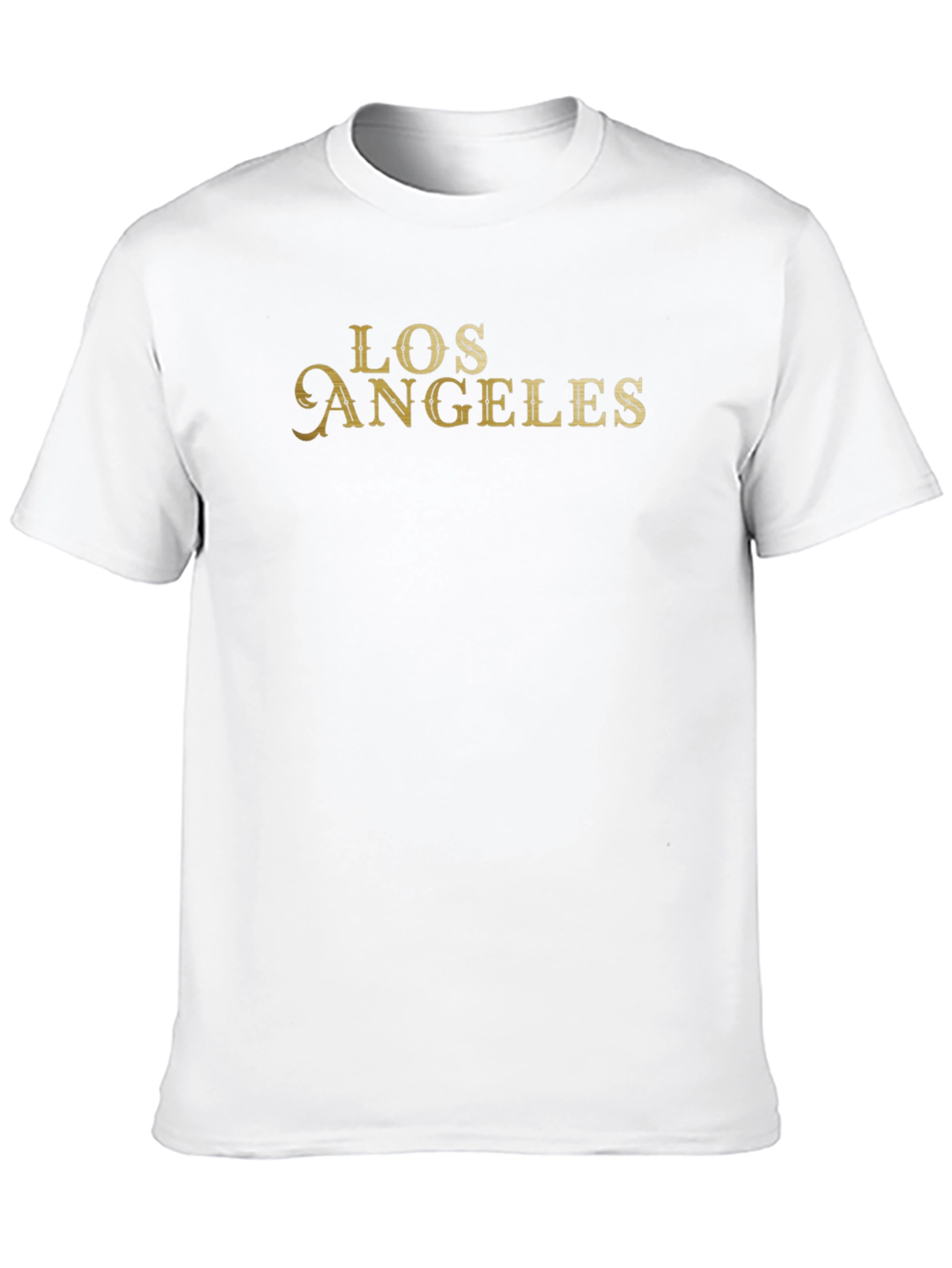 Black Los Angeles Graphic Tee - Black Cotton Blend view 10