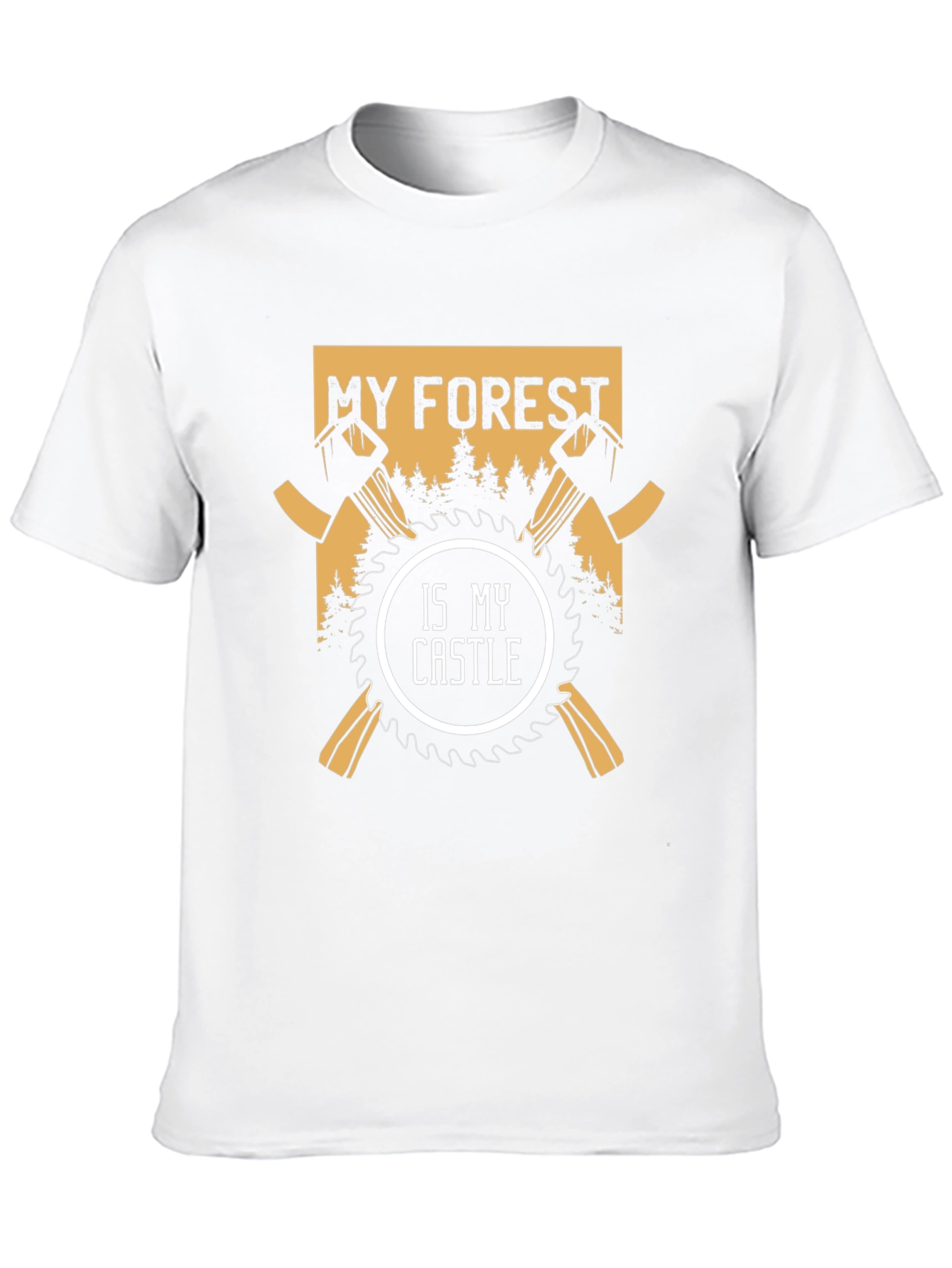 Black My Forest Is My Castle Graphic Tee view 10