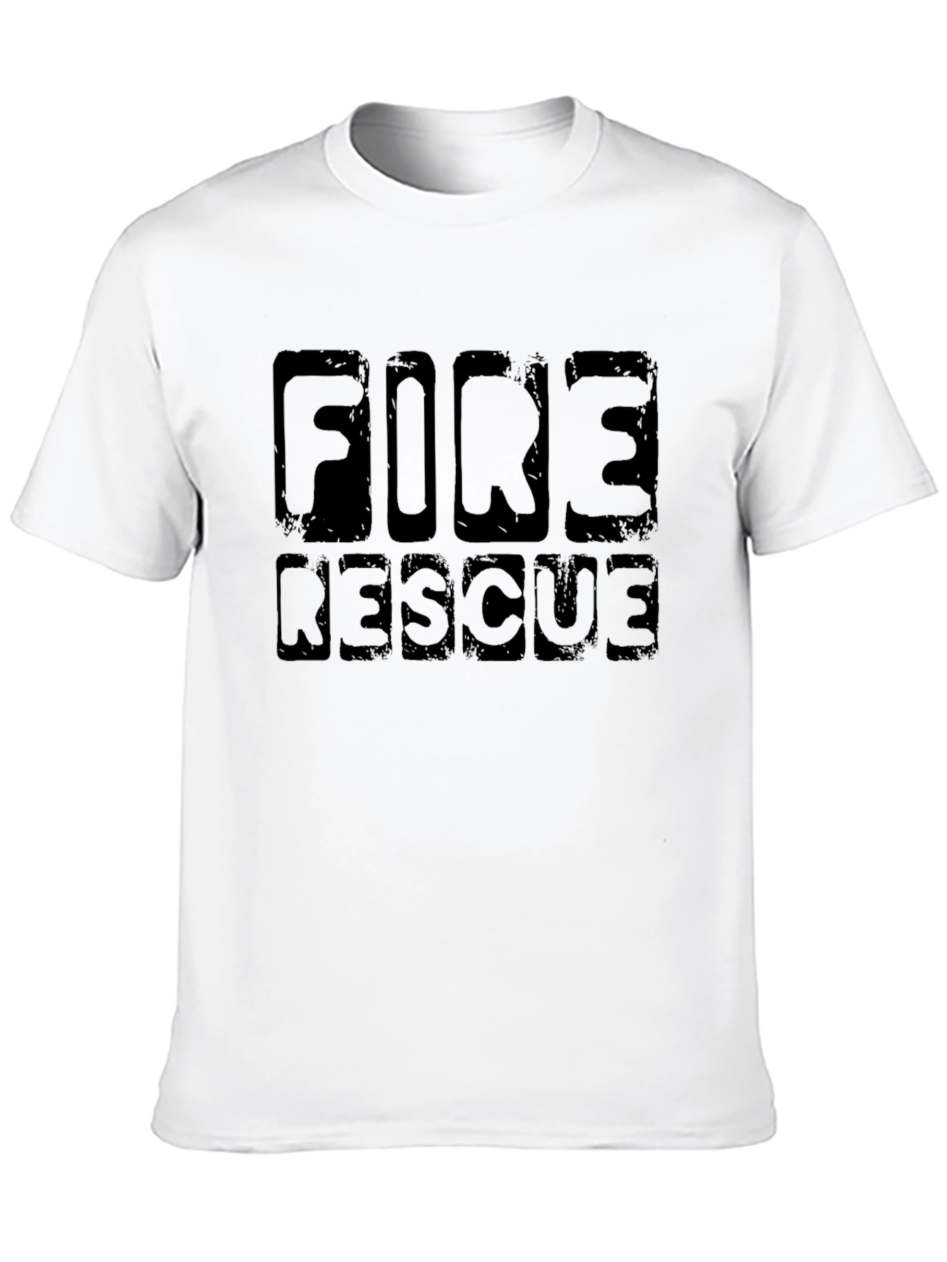 Black Fire Rescue Graphic T-Shirt view 10