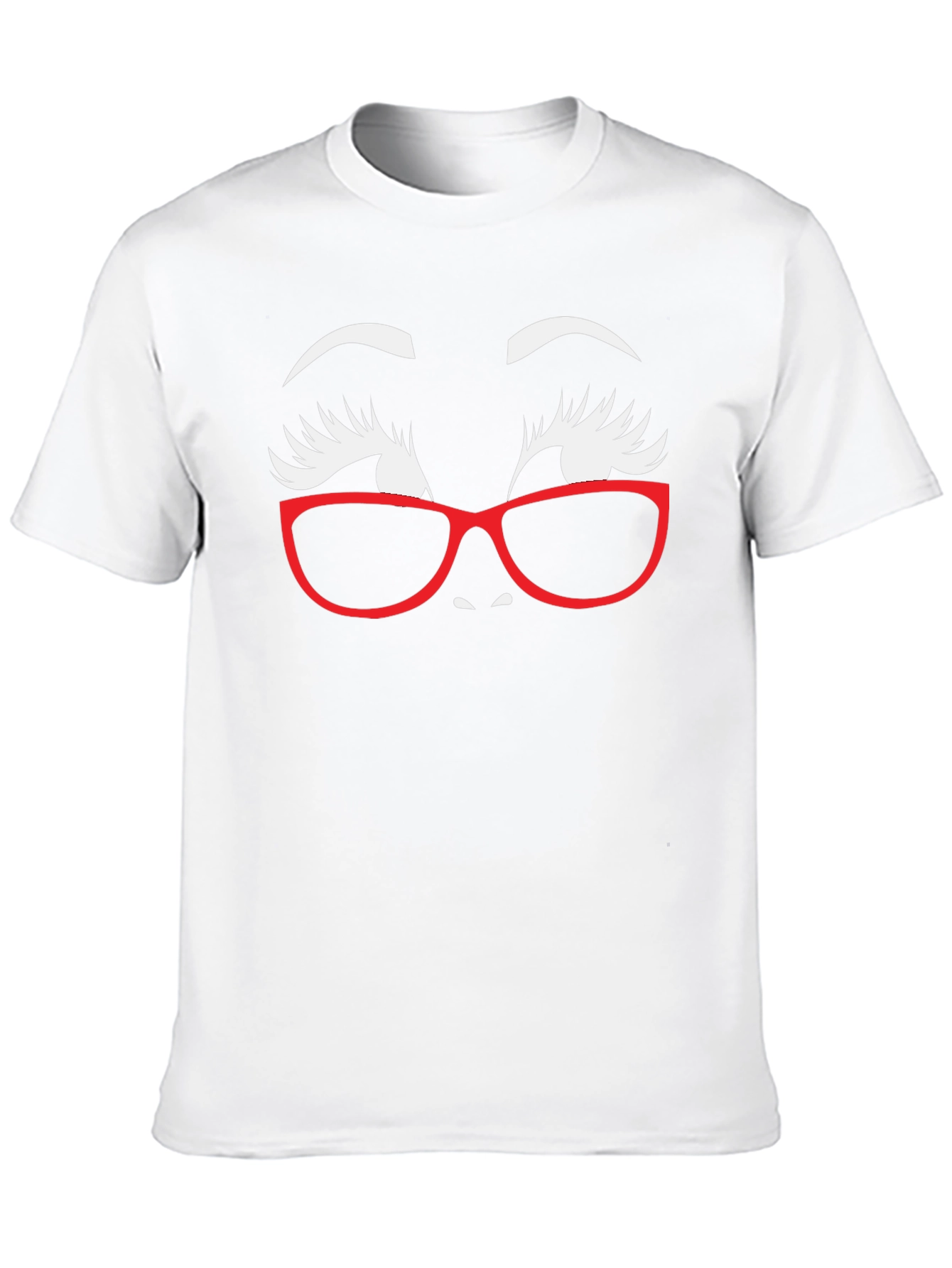 Black Funky Face Graphic Tee - Novelty Unisex T-Shirt view 10